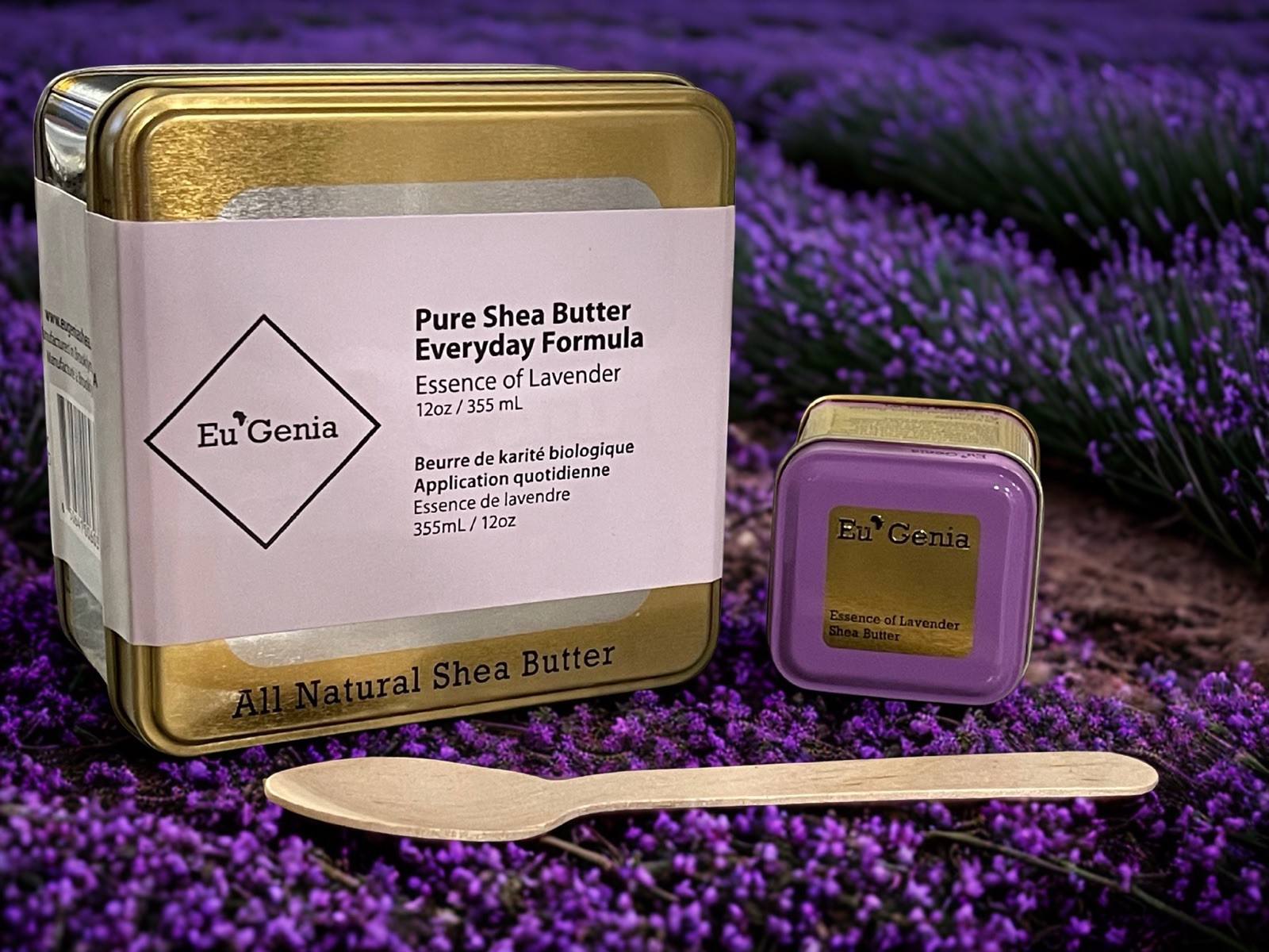 Eu’Genia Lavender Pure Shea Butter Everyday Formula 2pc Set