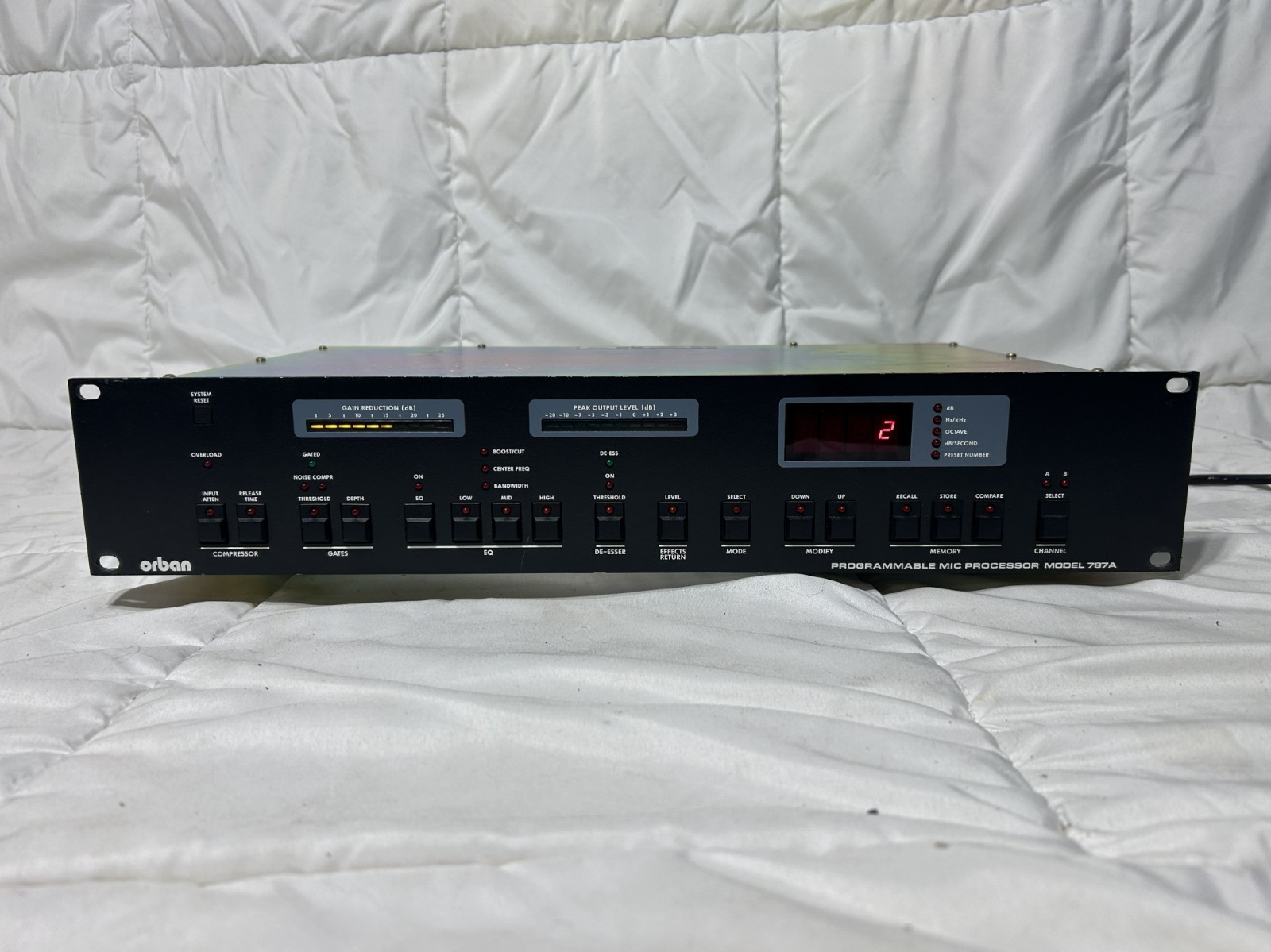 Orban 787A / UP Programmable Mic Processor TESTED