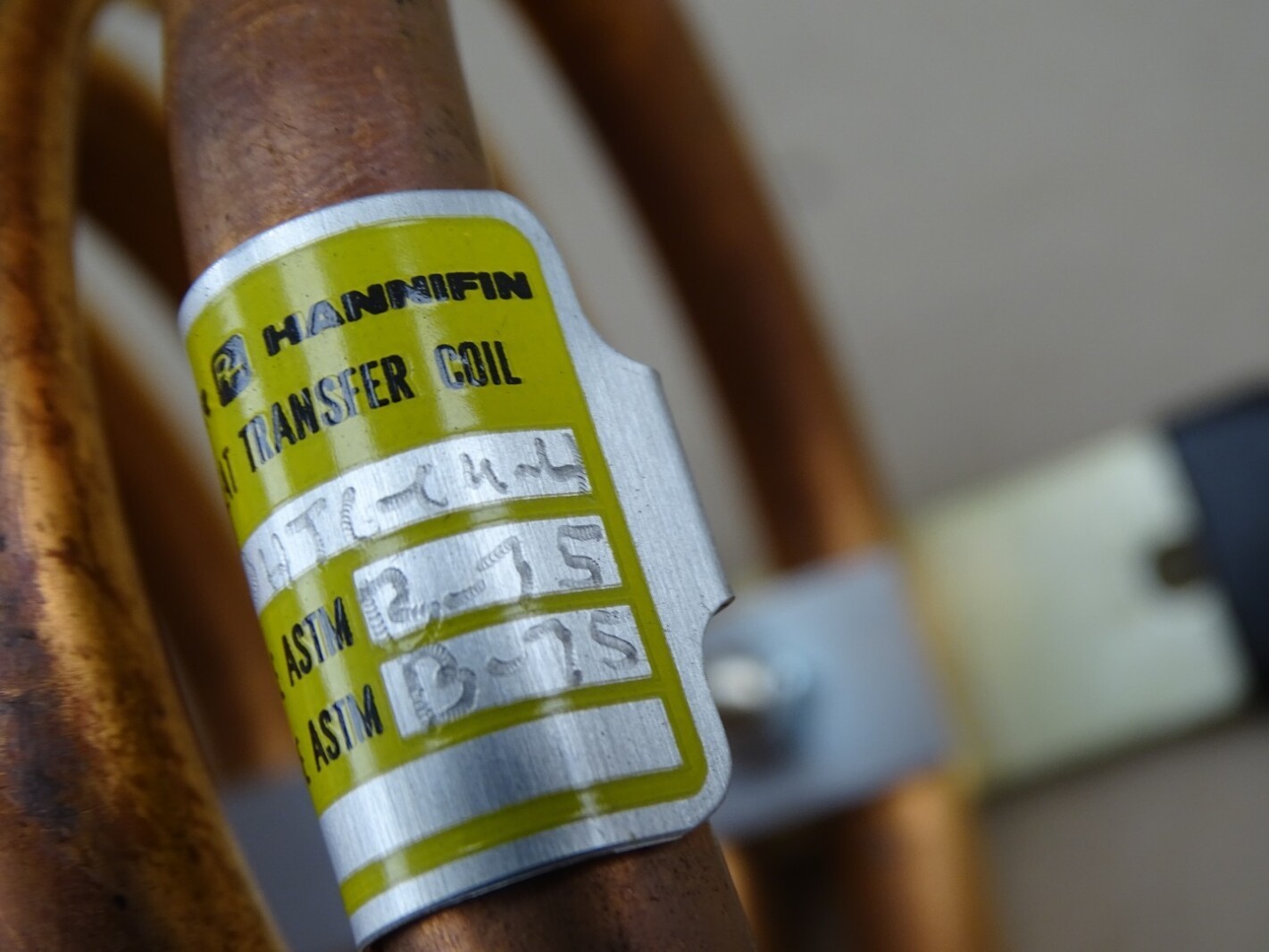 Parker Hannifin Copper CounterFlow Chiller Coil , DHTC-CU-4