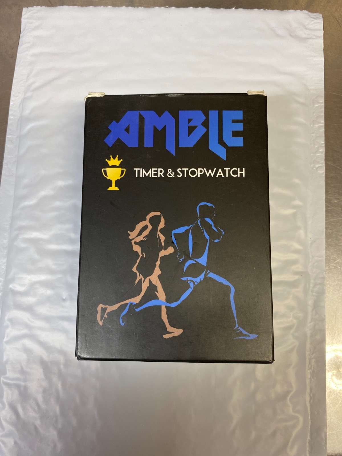 AMBLE Digital Sports Stopwatch Timer, Countdown Timer, Alarm New In Box