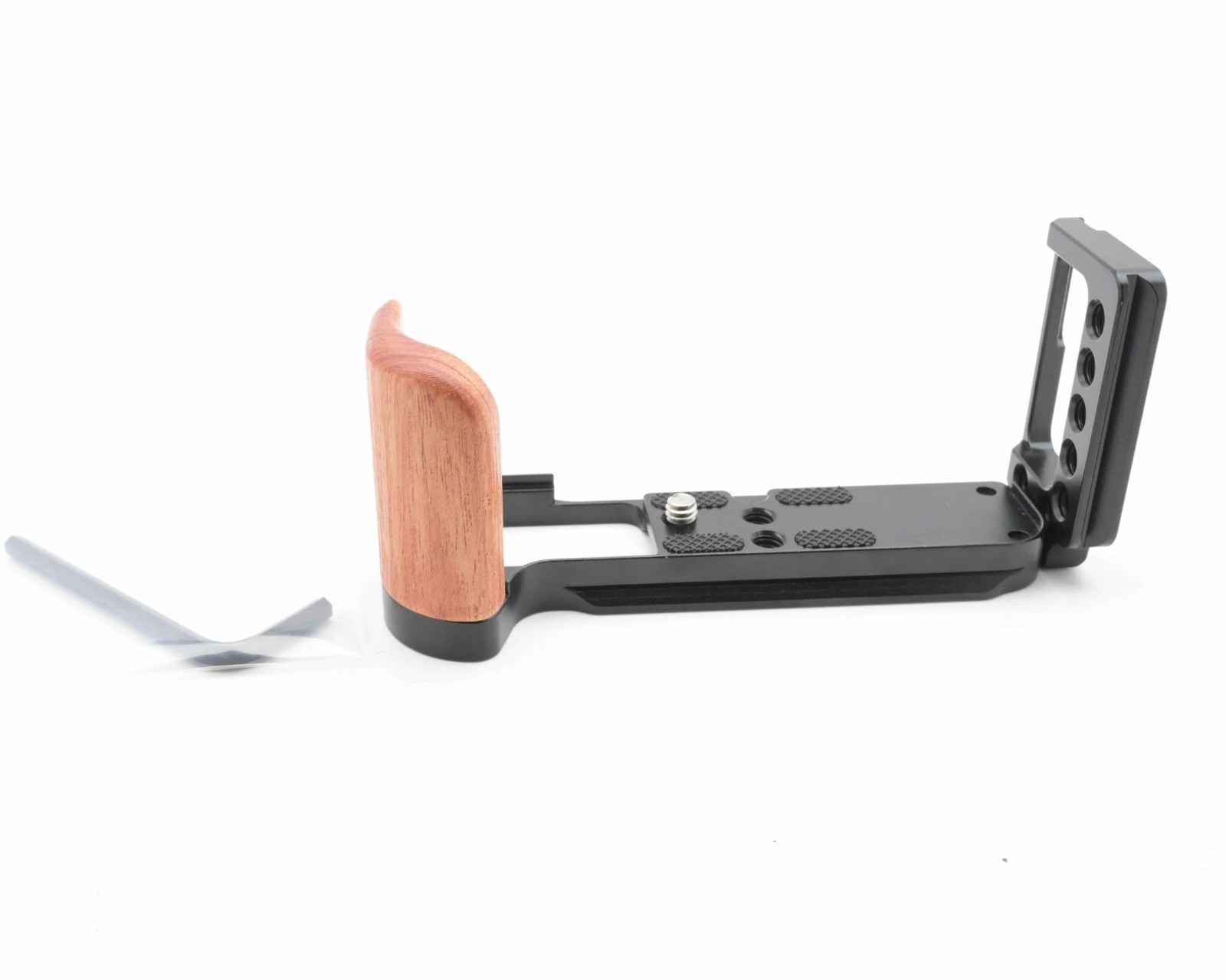 Unbranded Arca Type L-Bracket Wooden Grip for Fujifilm X-T30   (#21334)