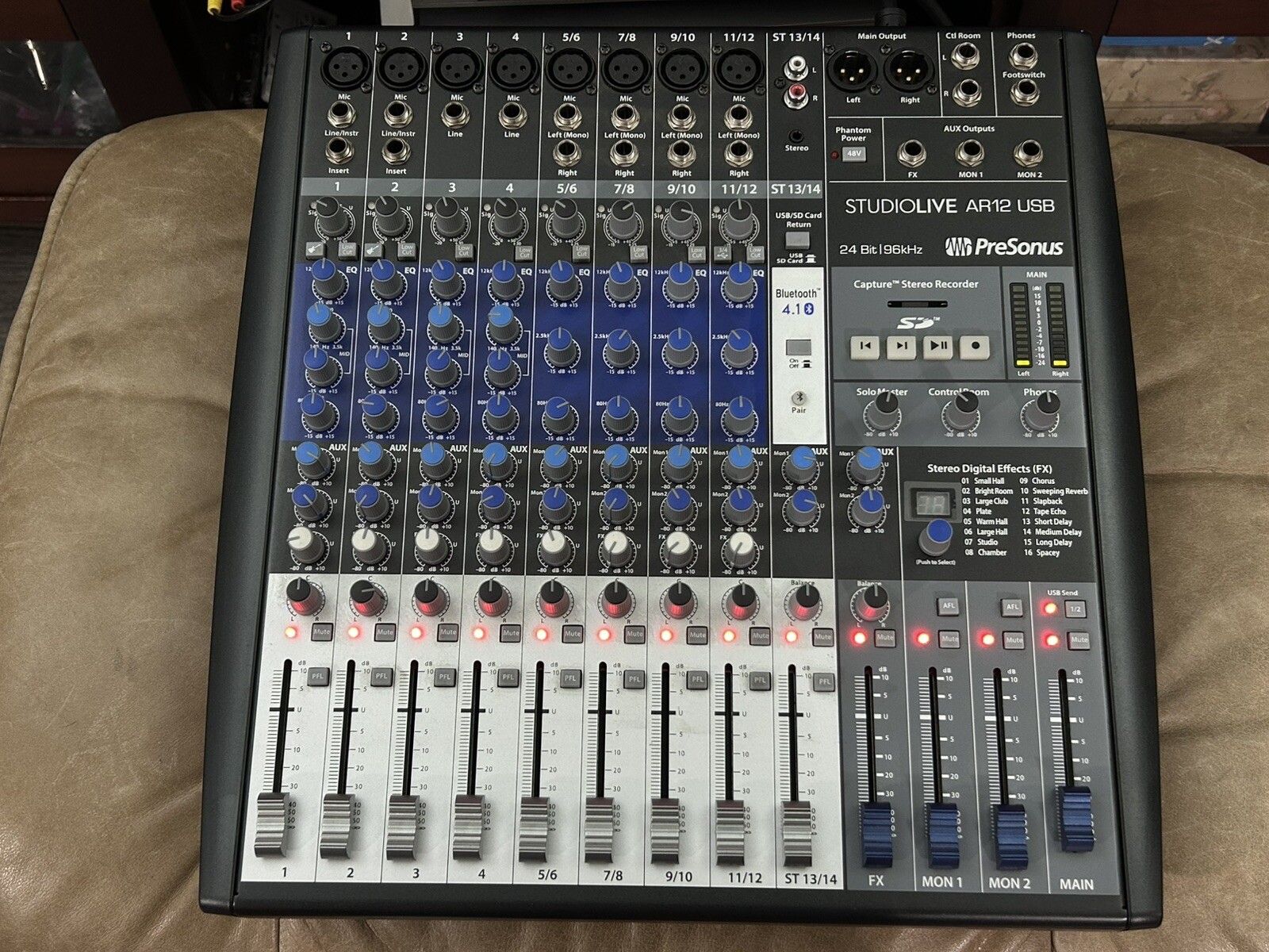 PreSonus StudioLive AR12 Usb Digital/Analog Mixer - Parts or Repair