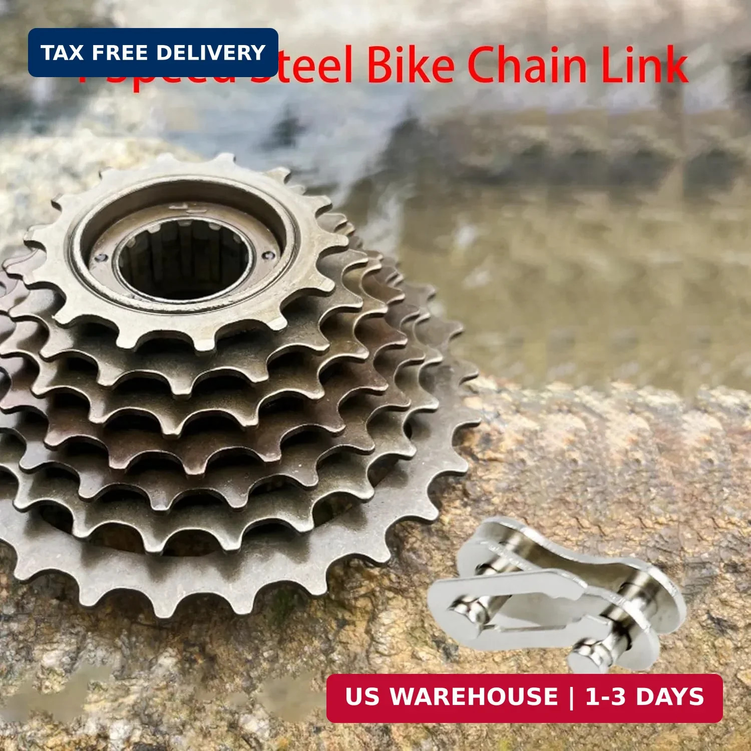 6 Pairs Single Speed Removable Quick Split Chain Link, Reusable Bicycle Missing
