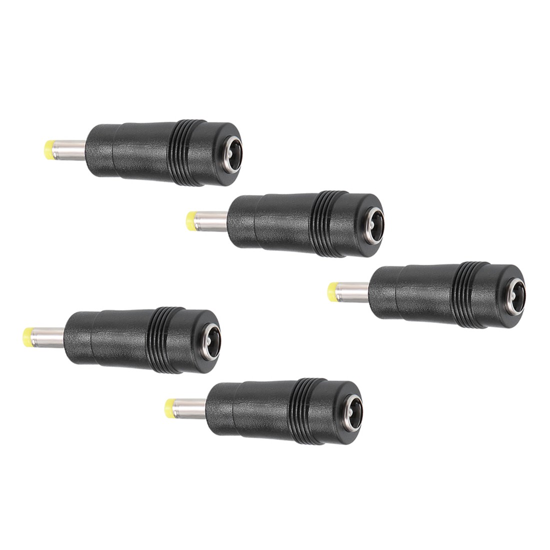 DC Power Connector 5.5x2.1mm Female Jack to 4.0x1.7mm Male Adapter Barrel - 5pcs