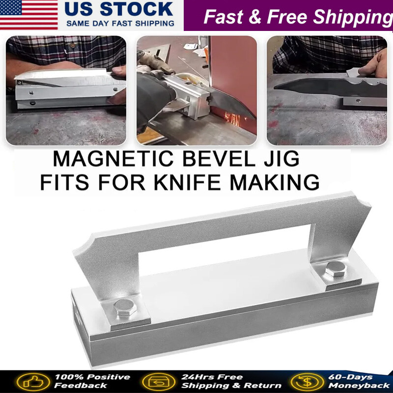 Magnetic Bevel Jig for knife making, for Grinding & Sharpening Metal Welders