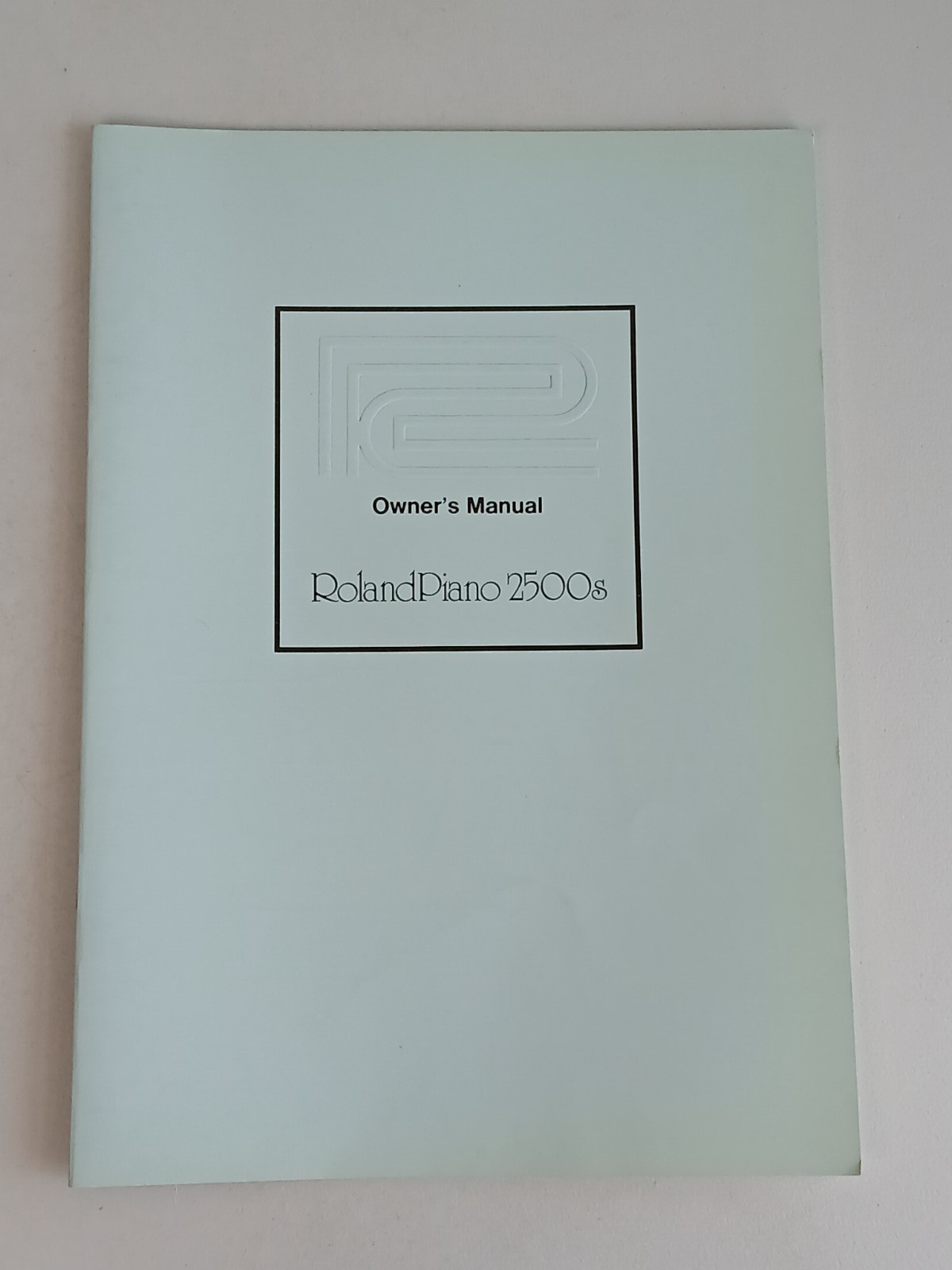 Vintage 1989 ROLAND PIANO 2500s Owner's Manual Book ~ Preowned