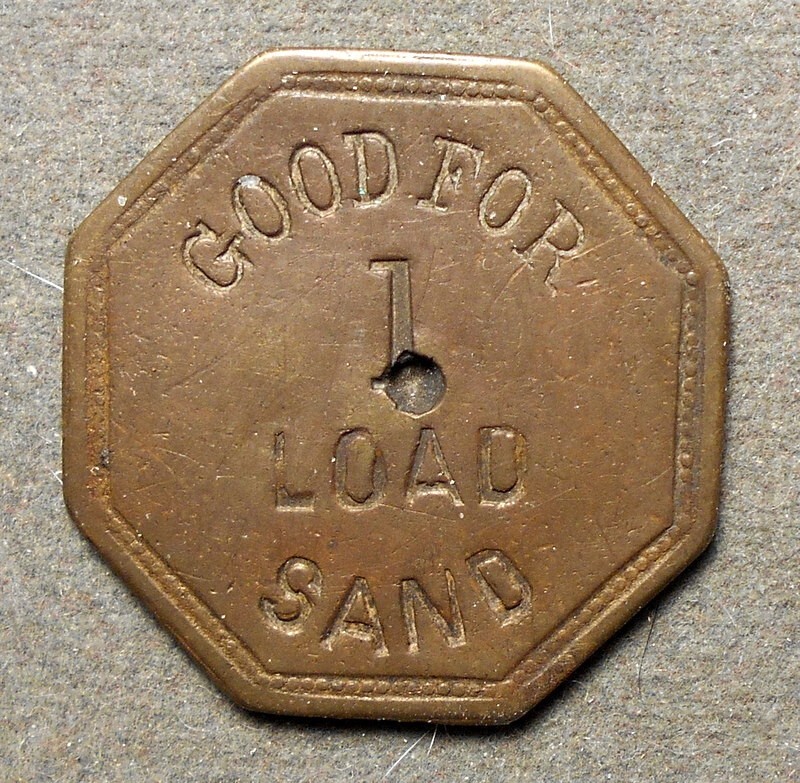 A104 W.B.   Good For 1 Load Sand. Brass, oct, 26mm, all incuse