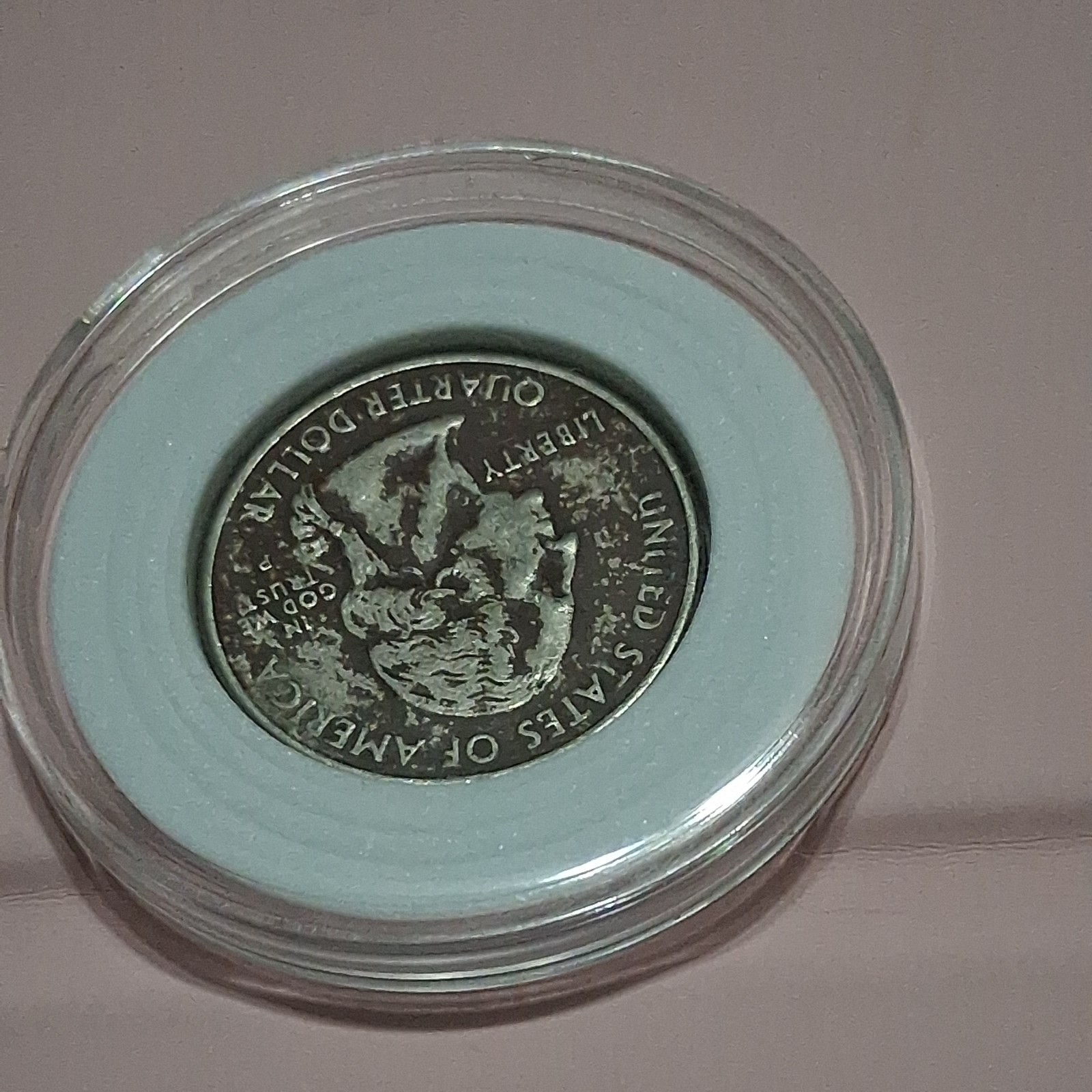 Copper Strike Quarter 2001 Coin Error