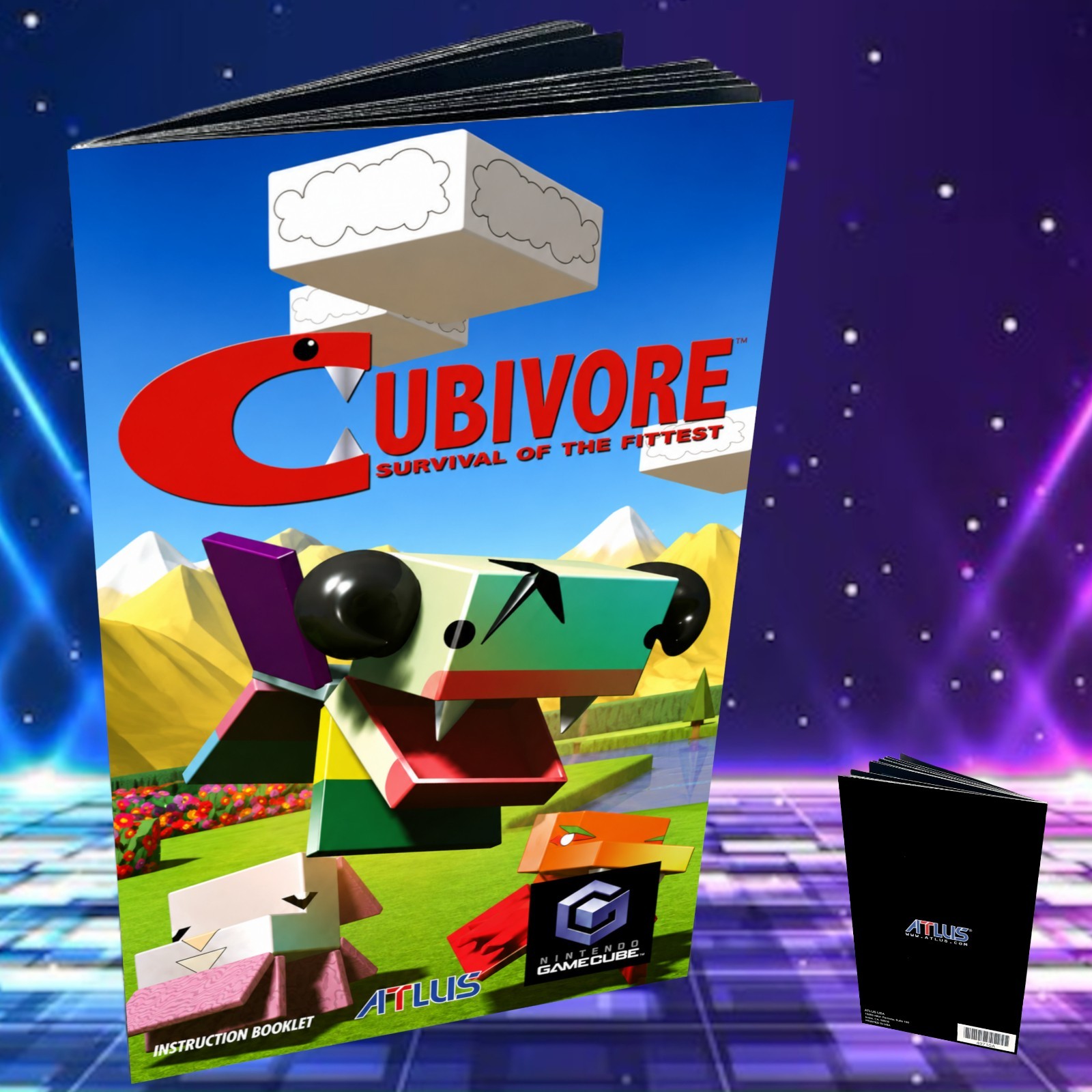 Replacement Manual for - Cubivore - GameCube Instruction Booklet