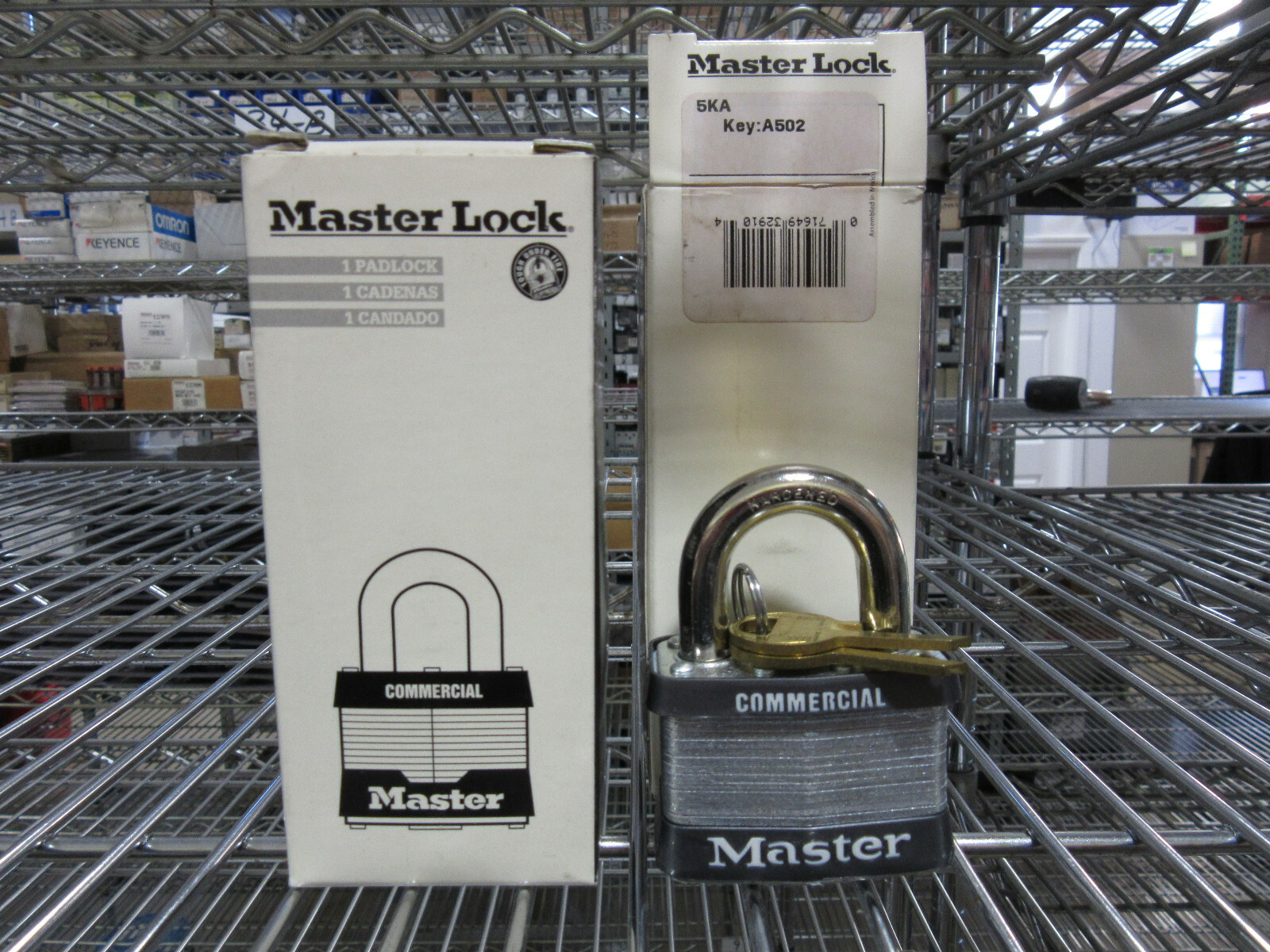 (2) Master Lock 5KA Locks Keyed Alike Each Lock has 2 Keys NEW! in Factory Box
