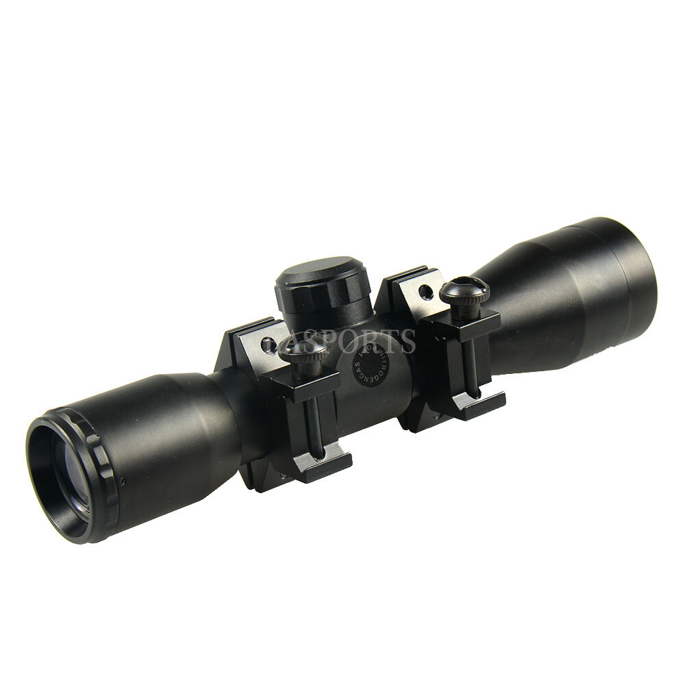 Tactical 4X32 Compact RANGEFINDER .223 .308 Scope /w Rings