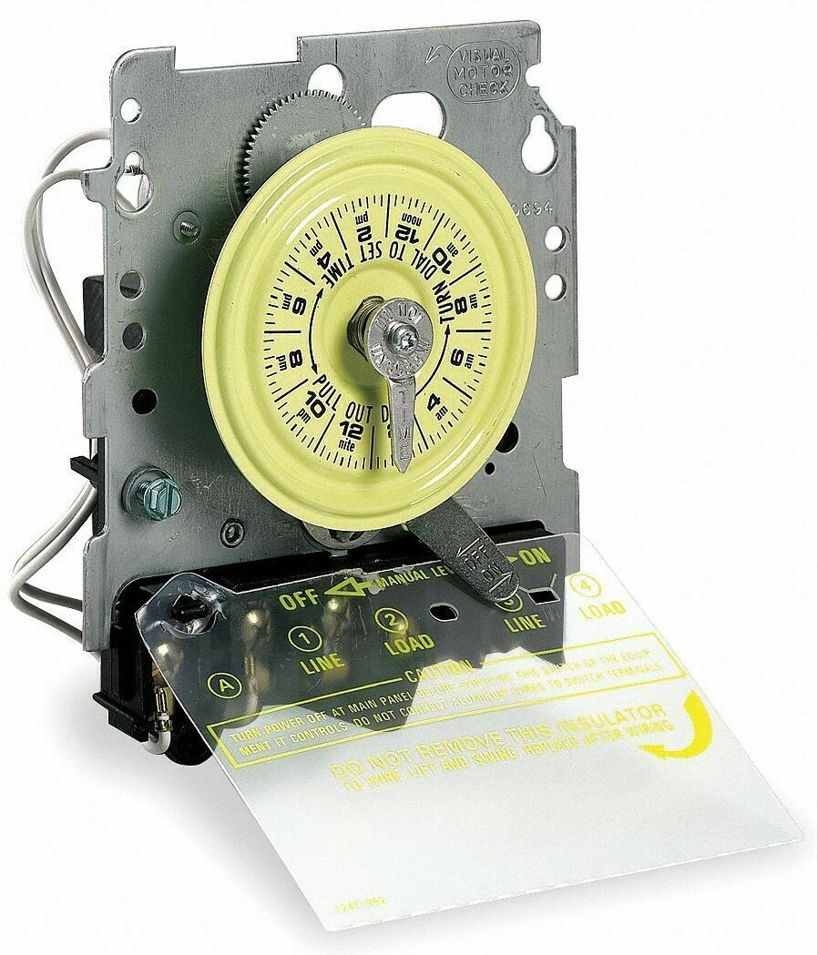 Swimming Pool Pump Timer Intermatic T104M 208-277 240 Volt  Mechanism 24hr clock