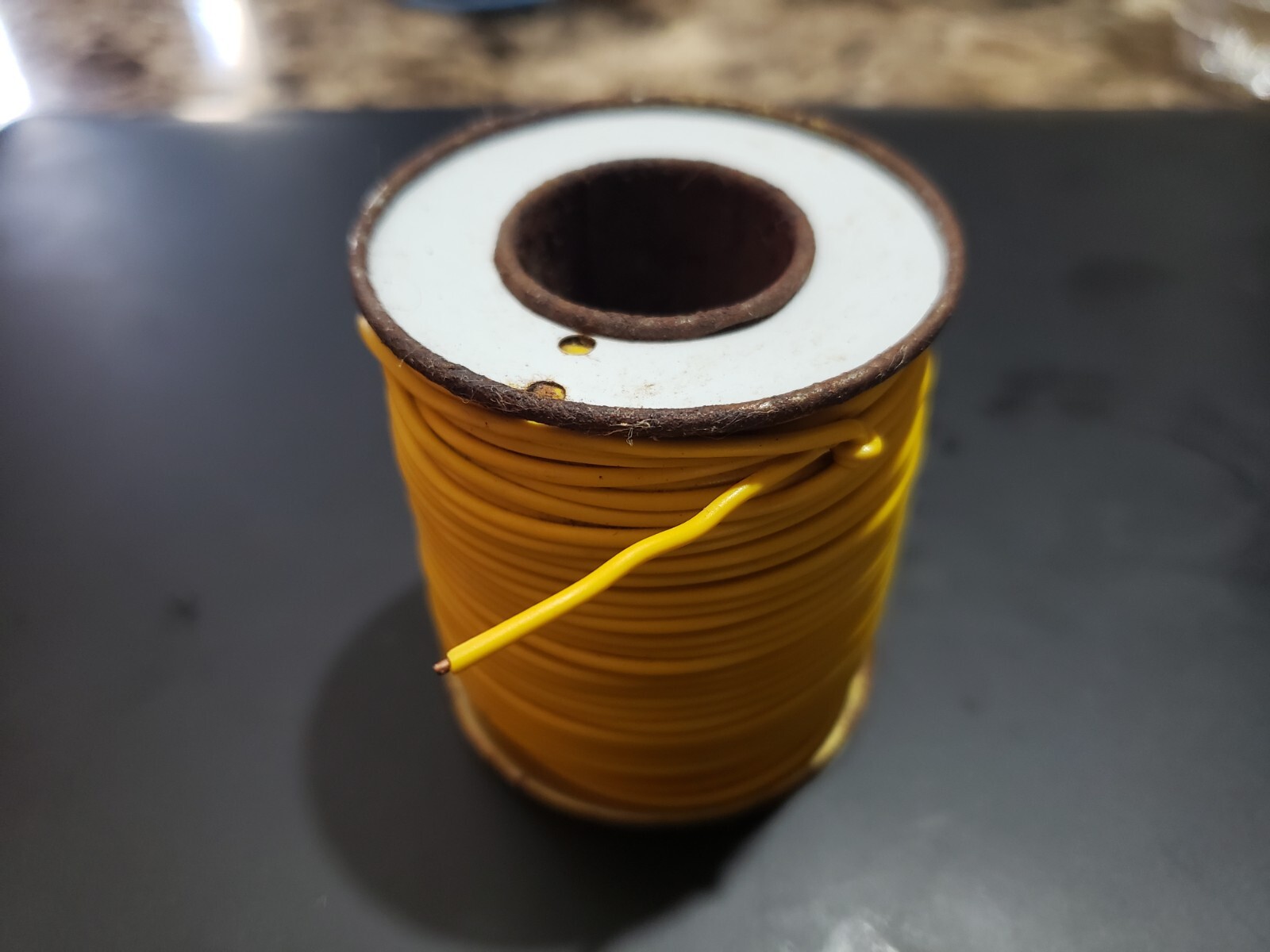 120' of 20 gauge solid copper wire on spool