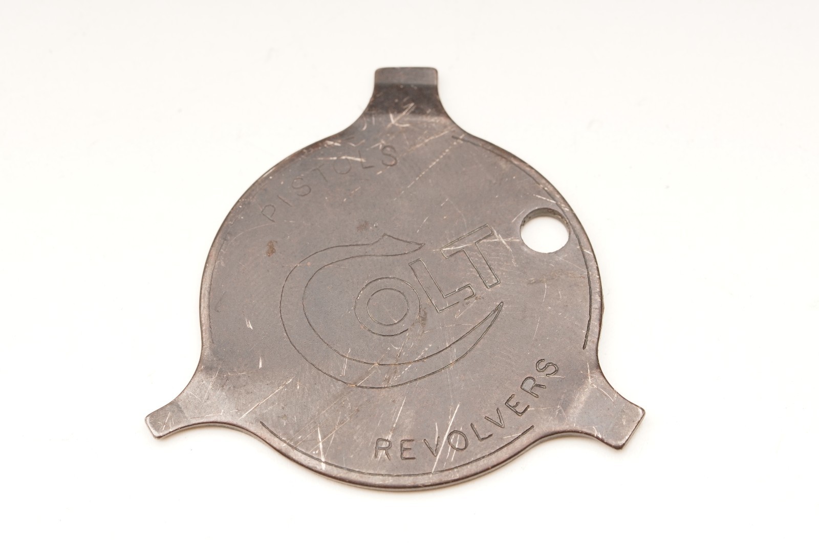 Vintage Colt Sight Adjustment Tool Keychain Screwdriver Horse