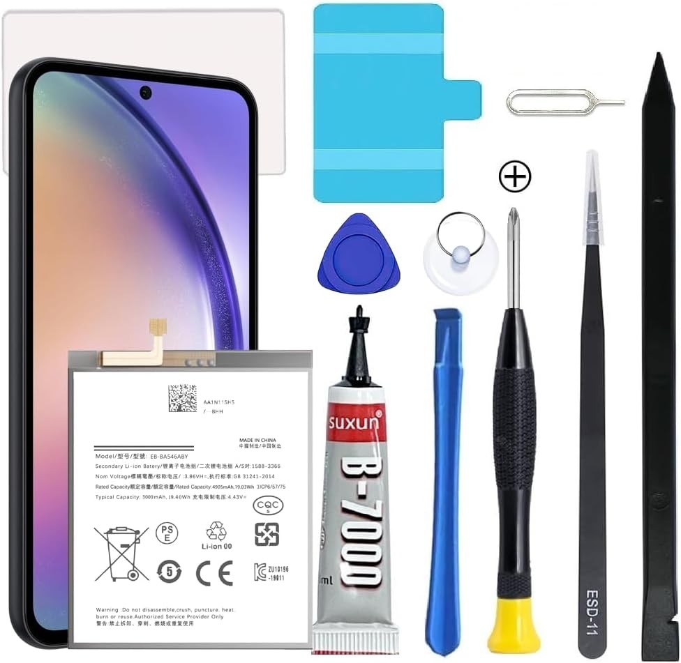 Galaxy A54 Battery Upgraded New Battery Replacement for Samsung Galaxy A54
