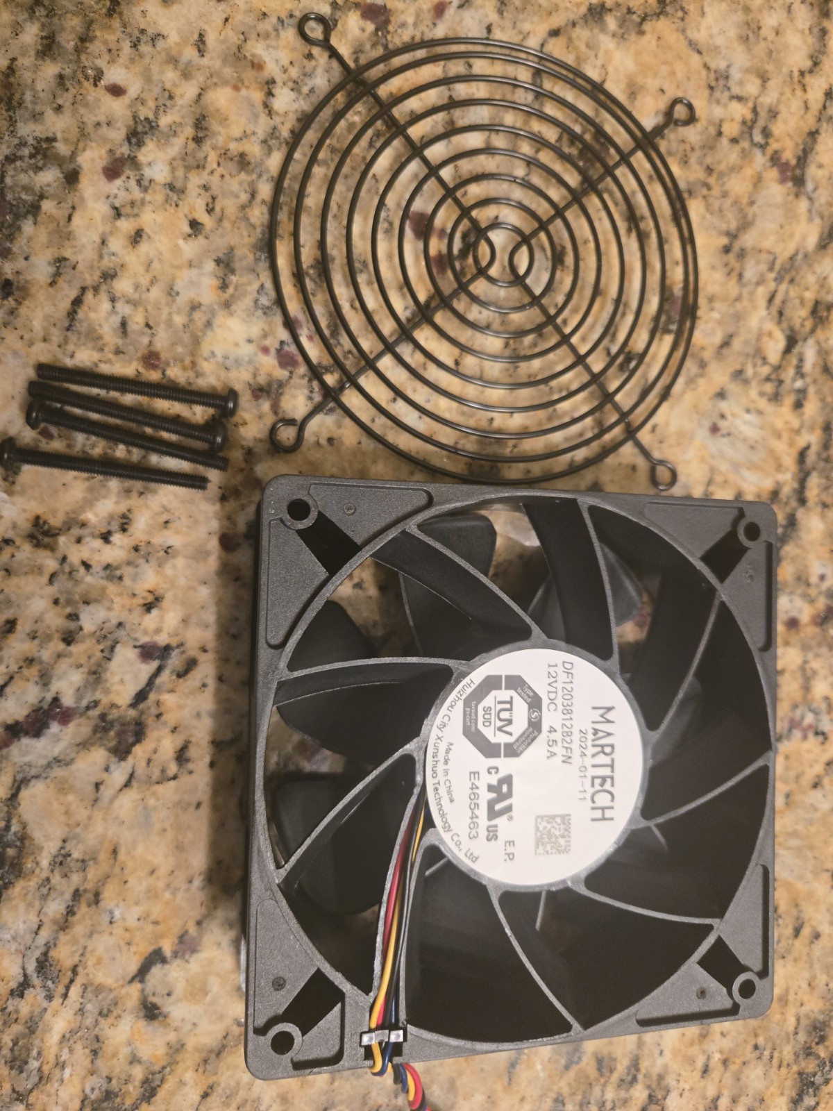 1PC US Shipped MARTECH DF1203812B2FN  Fan 4.5A 4Pin For Antminer Bitmain s21 t21