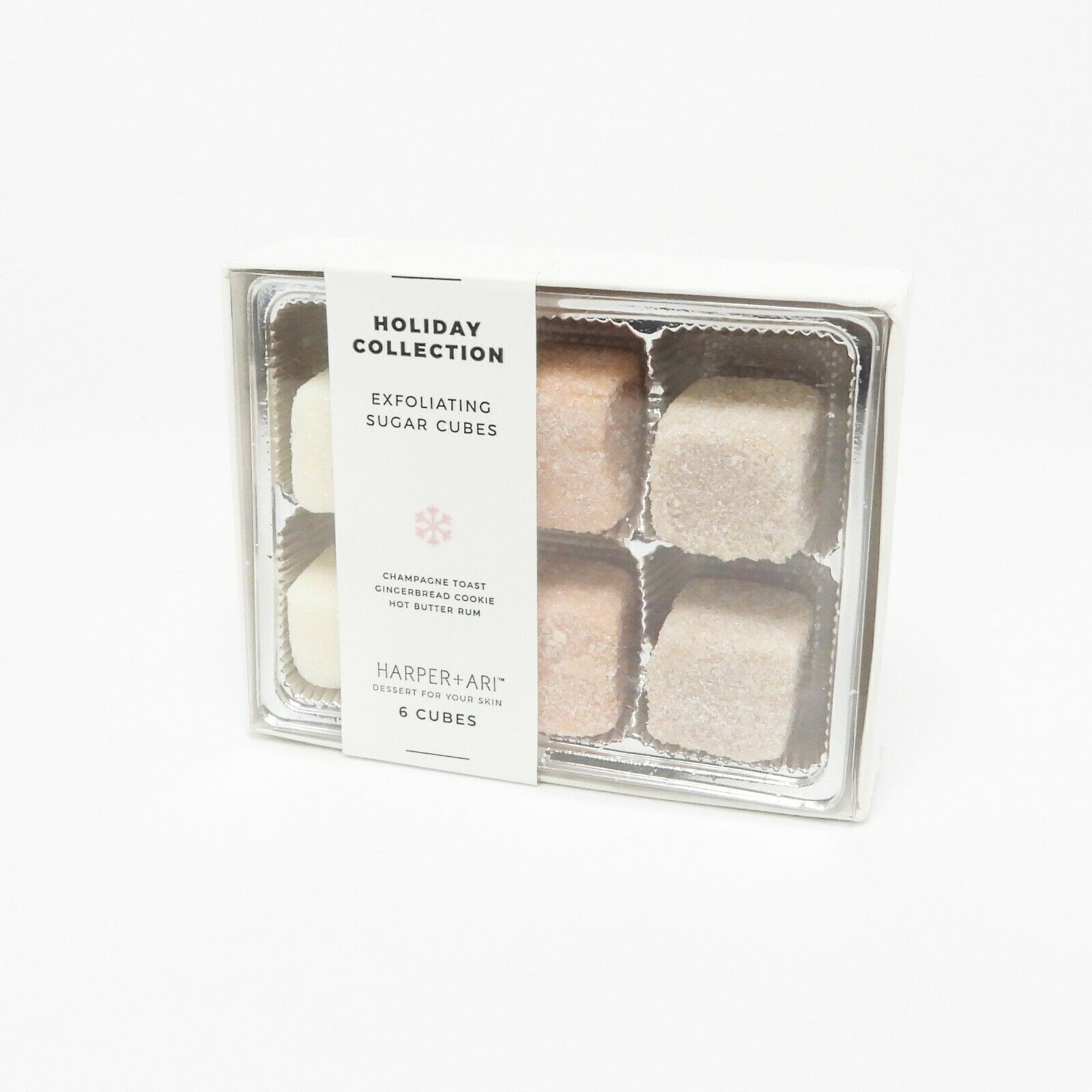 Harper + Ari Holiday Collection Exfoliating Sugar Cubes (6 Cubes)