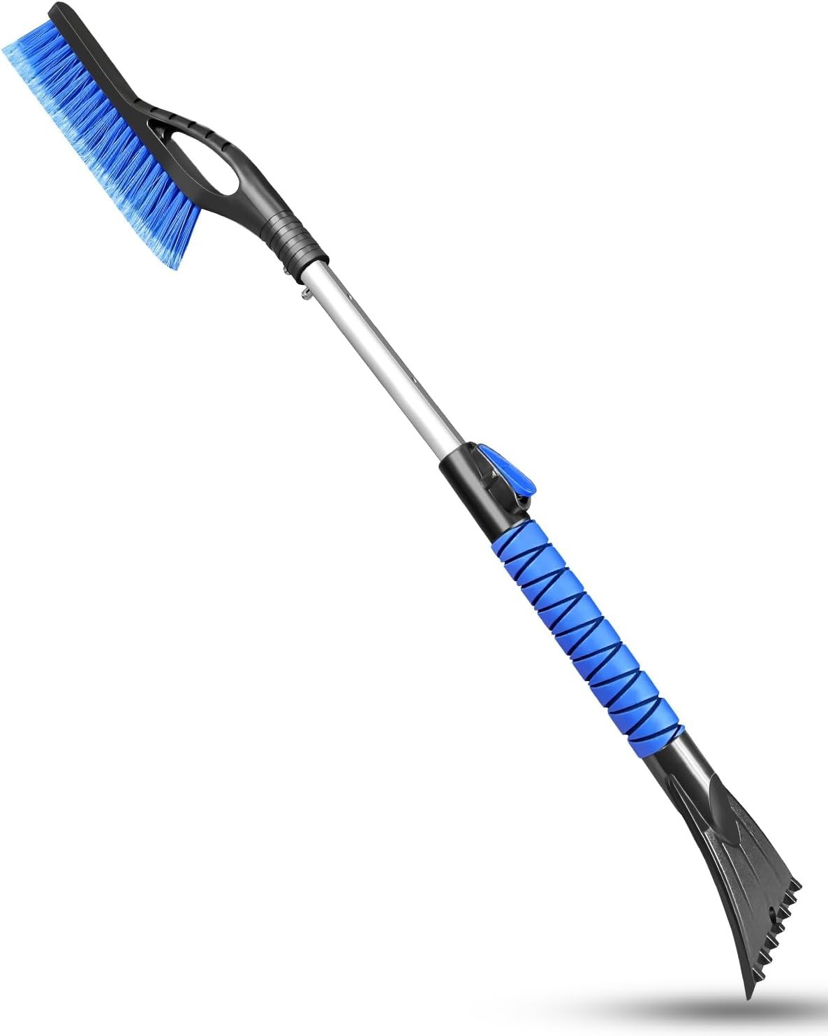 37'' Snow Brush and Ice Scraper for Car Windshield Aluminum Extendable Snow SUV