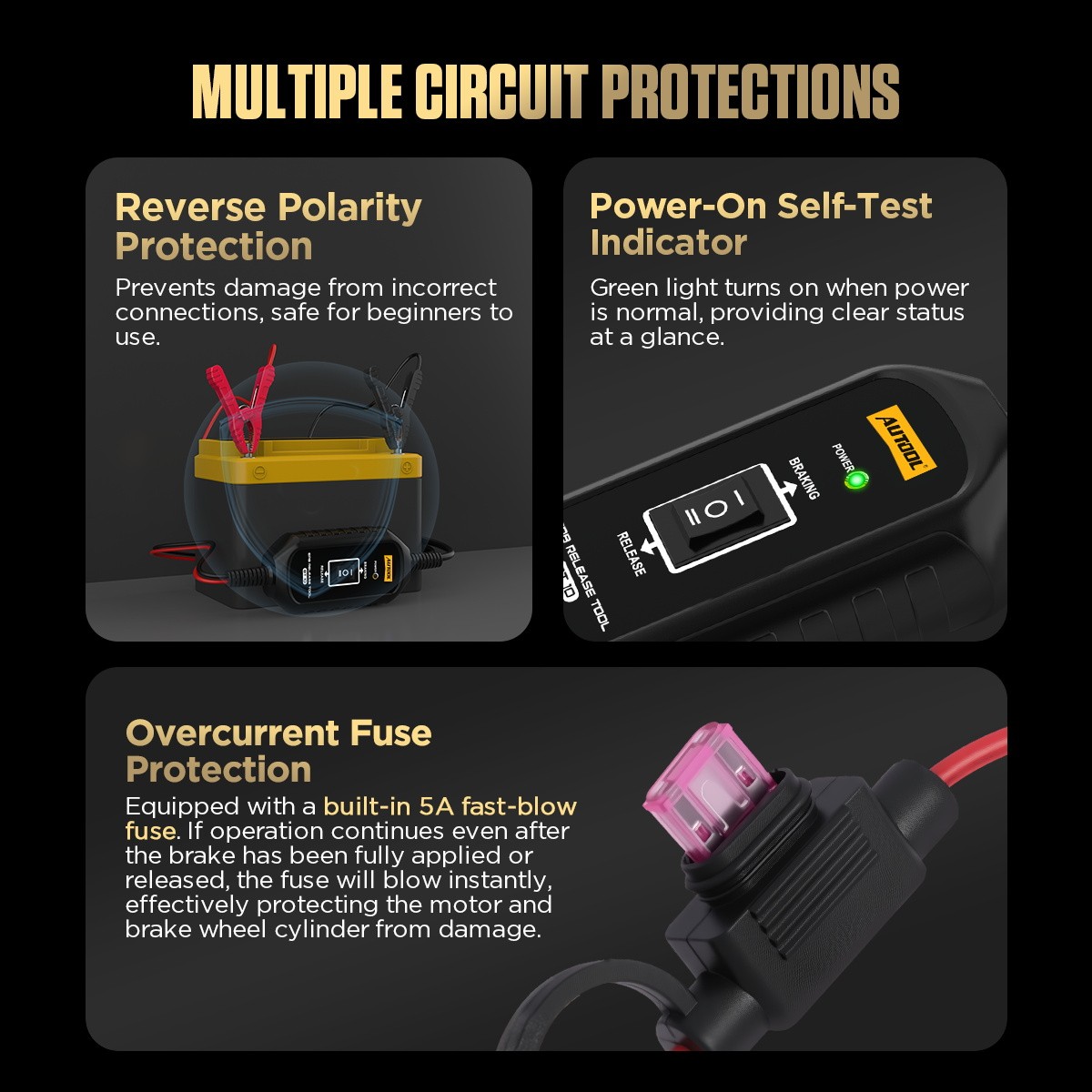 AUTOOL EPB Release Tool Auto Electronic Parking Brake Lock Release Reset Tool
