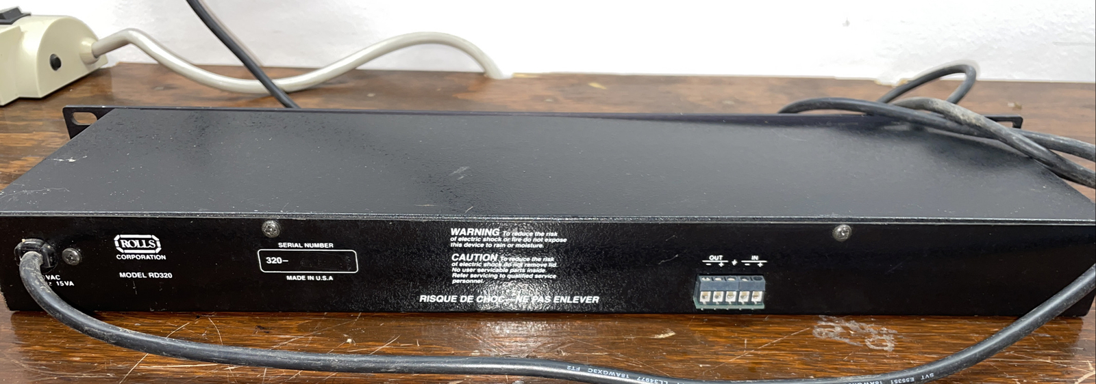 Rolls RD320 Digital Audio Room Delay - Used - Works