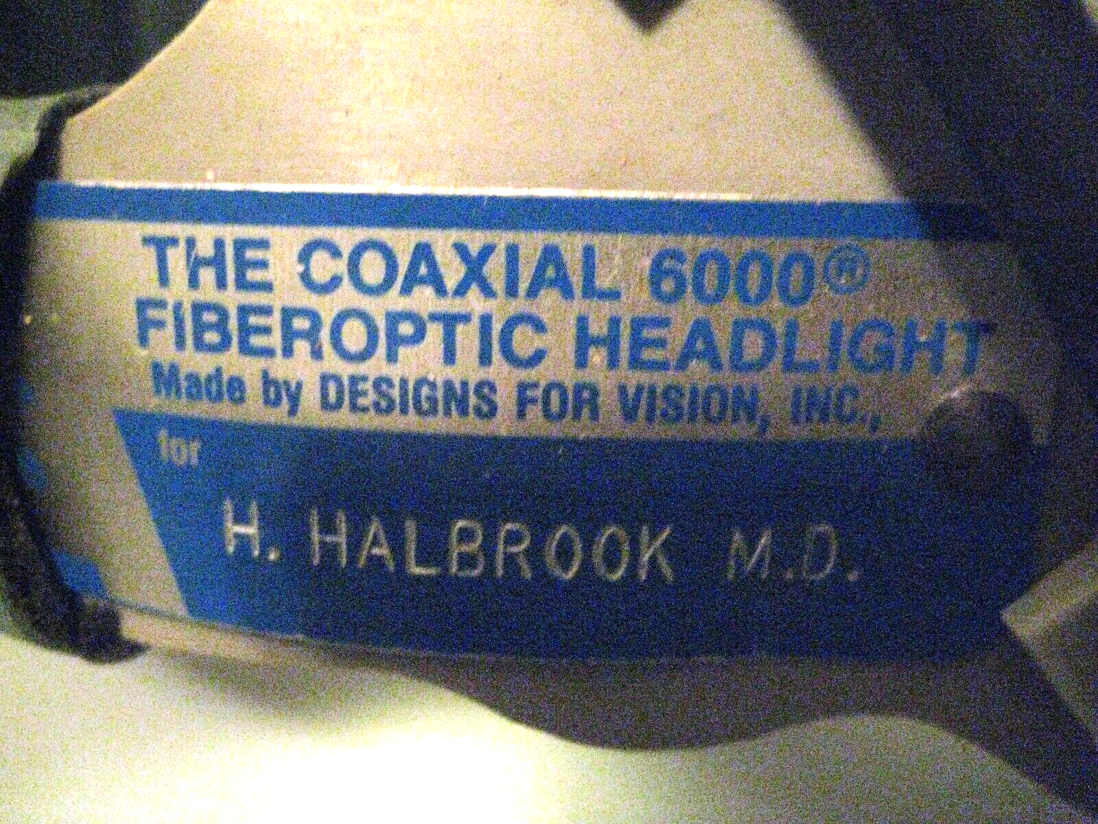 Designs for Vision Coaxial 6000 Fiberoptic Headlight Doctor Dental Lab Equip.