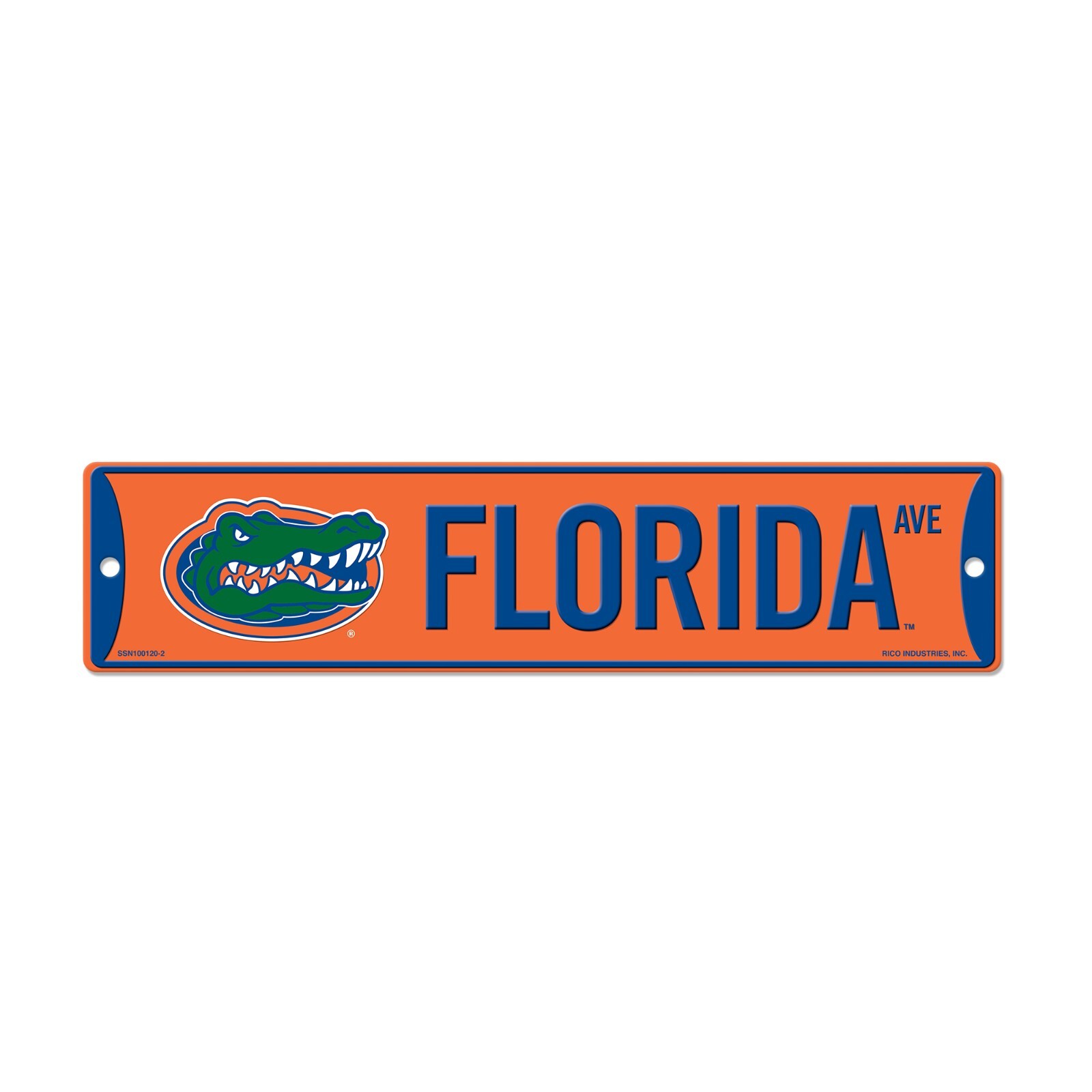 Florida Gators Sign 4" x 17" Plastic Street Sign - Orange
