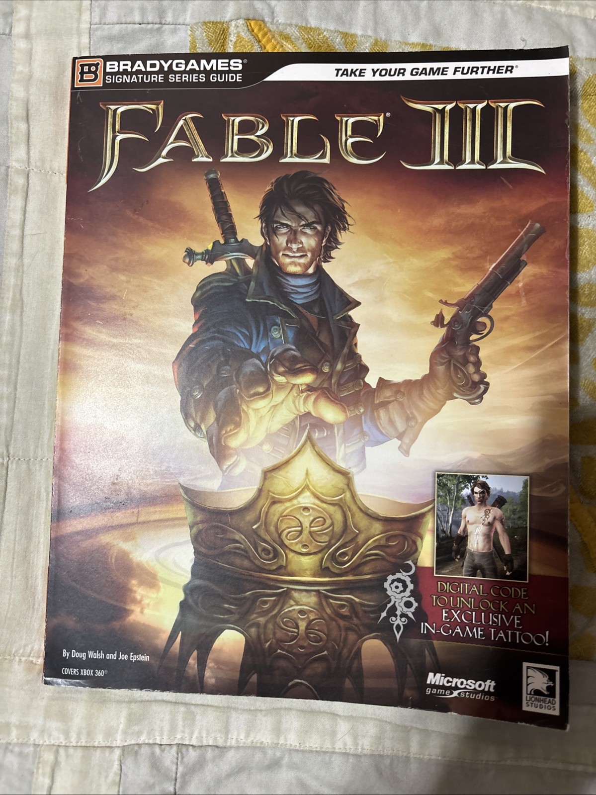 BRADY GAMES FABLE III Xbox 360 OFFICIAL STRATEGY GUIDE BOOK Vintage