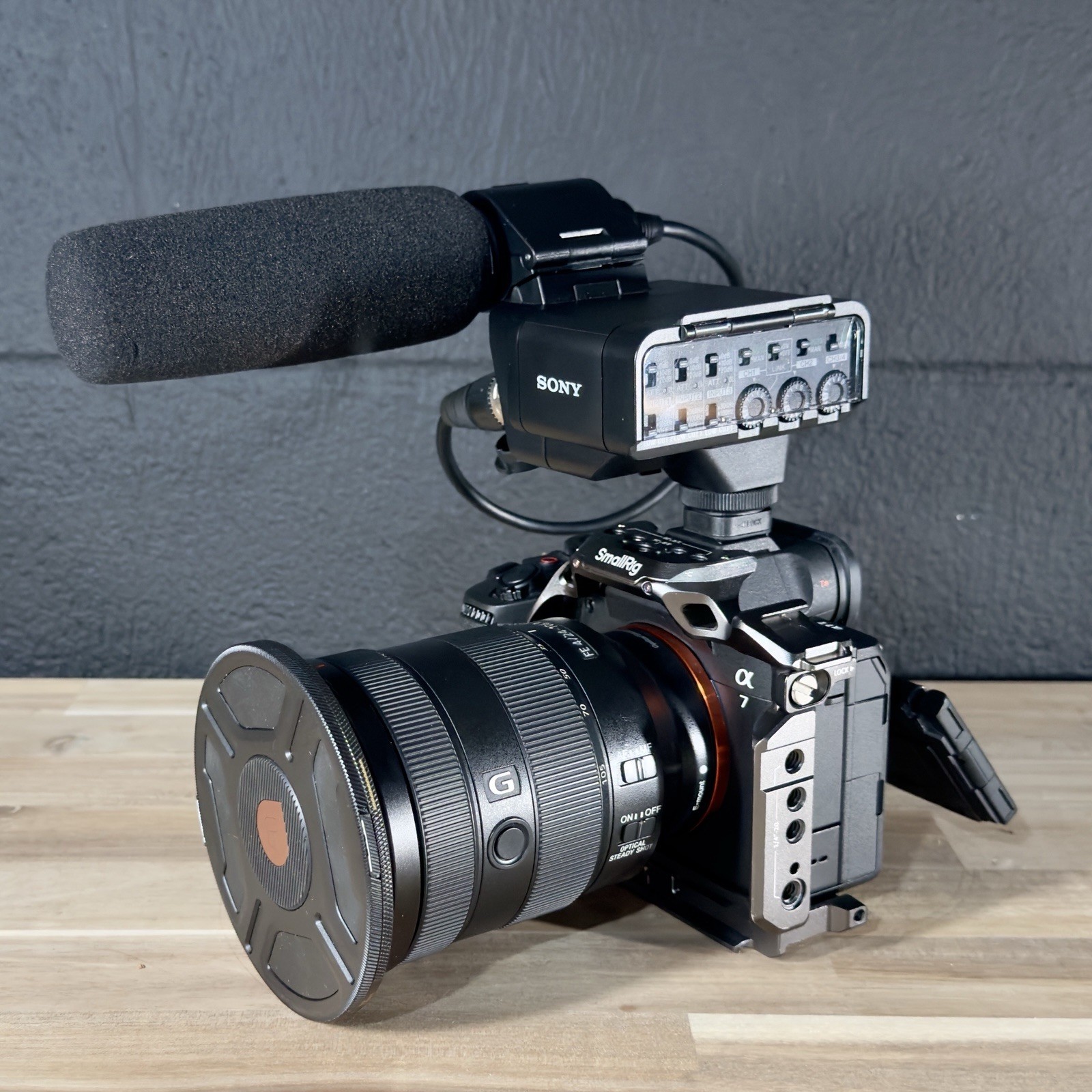 Sony XLR-A4 Digital XLR Audio Adapter Kit With Sony ECM-XM1 Shotgun Microphone
