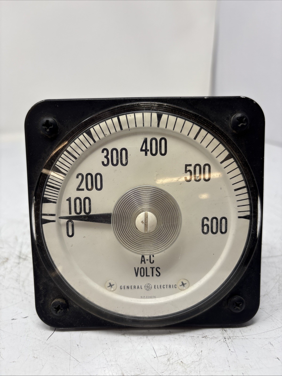 GE AC Voltmeter 50-105031PZSJ2 Range: 0-600V Used