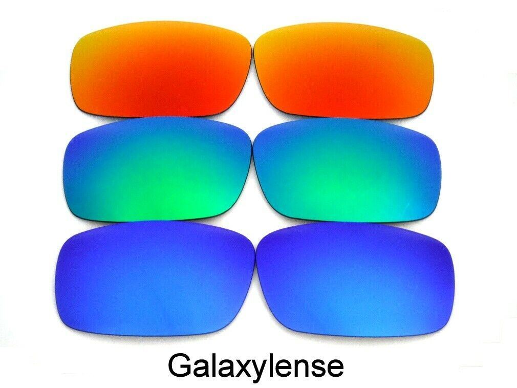 Galaxy Lens For Oakley Racing Jacket/Jawbone Non-Vented Blue&Green&&Red Polarize