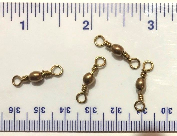 1000 Super Strong GT Brass Barrel Swivels size 7 (52 lb test)