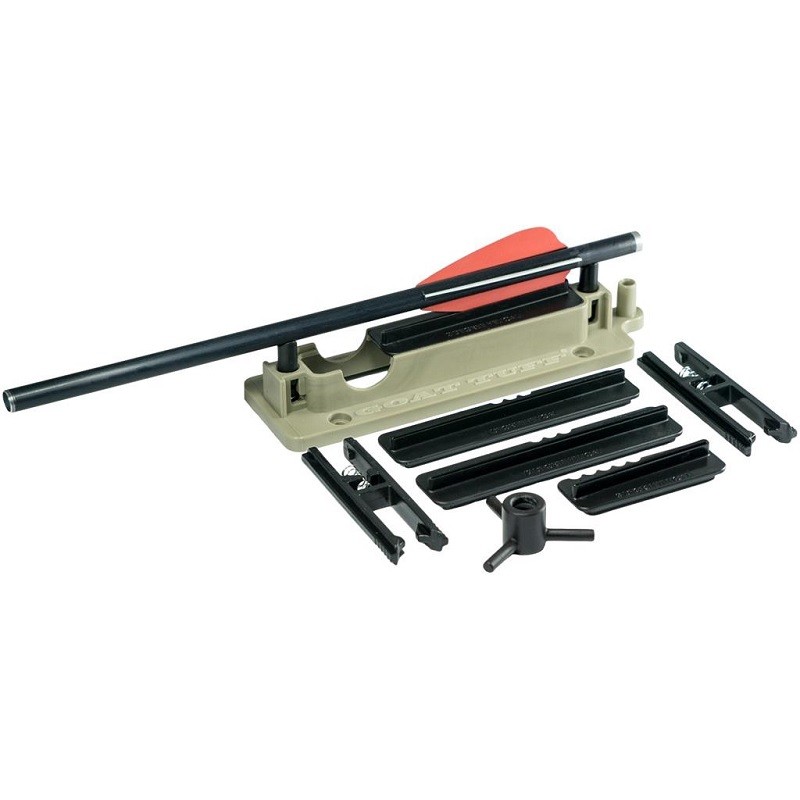 Goat Tuff 1230 Crossbow Arrow Fletcher, Compact Fletching Tool for Arrow Making