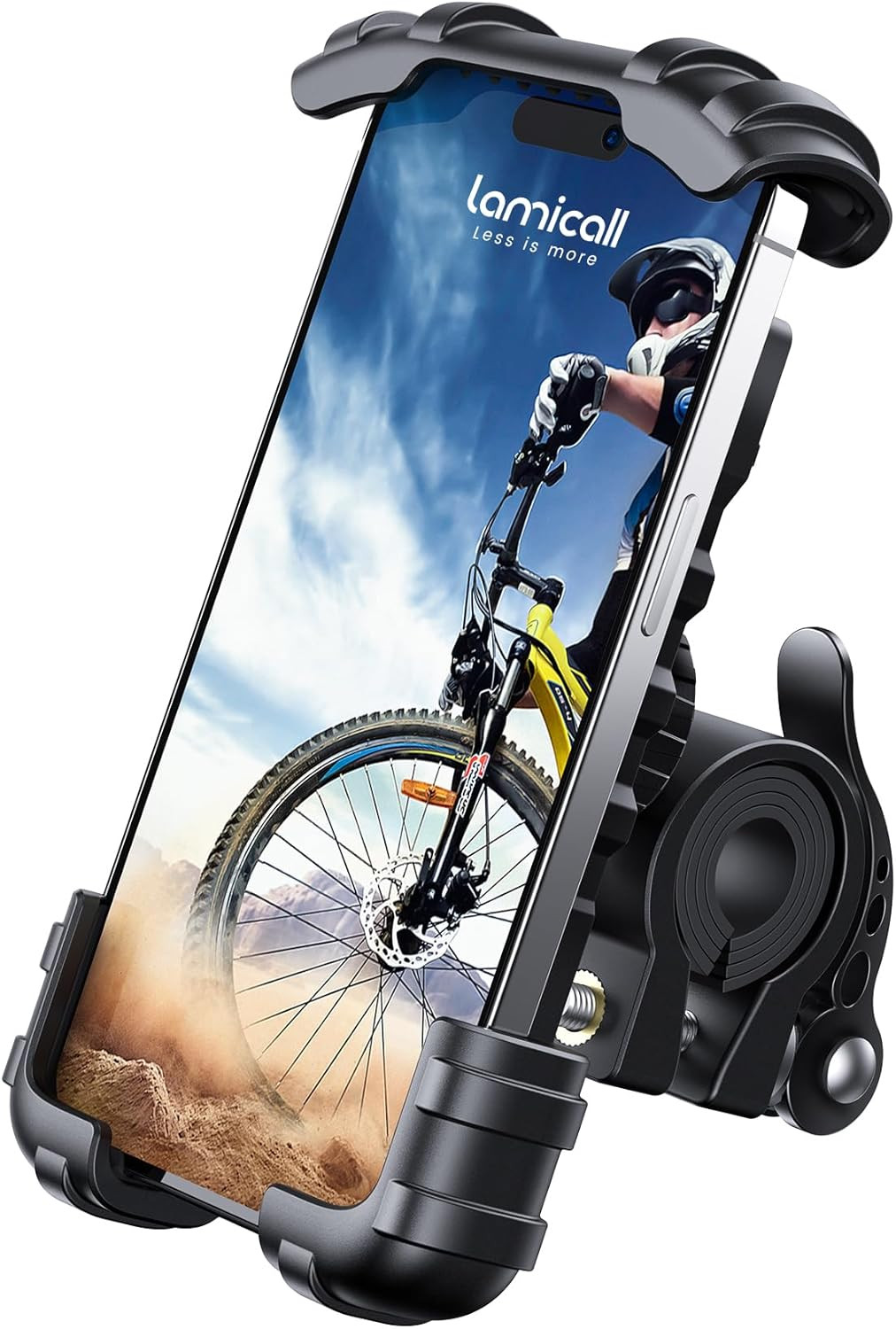 Bike Phone Holder, Motorcycle Mount - Motorcycle Phone Holder, Handlebar Cell Ph