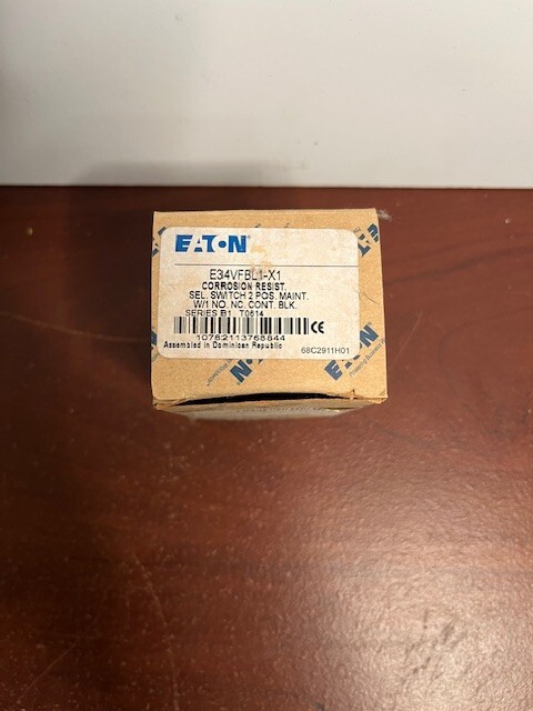 EATON CORPORATION E34VFBL1-X1 E34 Pushbutton, E34, 30.5 mm New