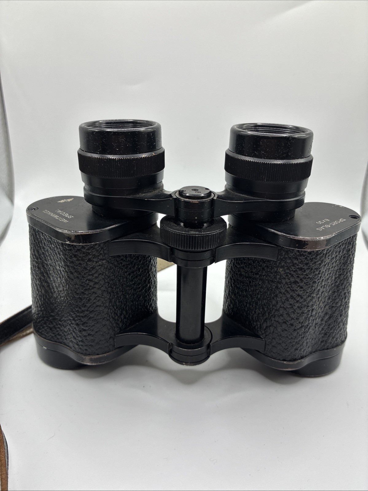 Vintage 8 X 30 Weitwinkel Binoculars Germany with Case and Straps-Read Condition