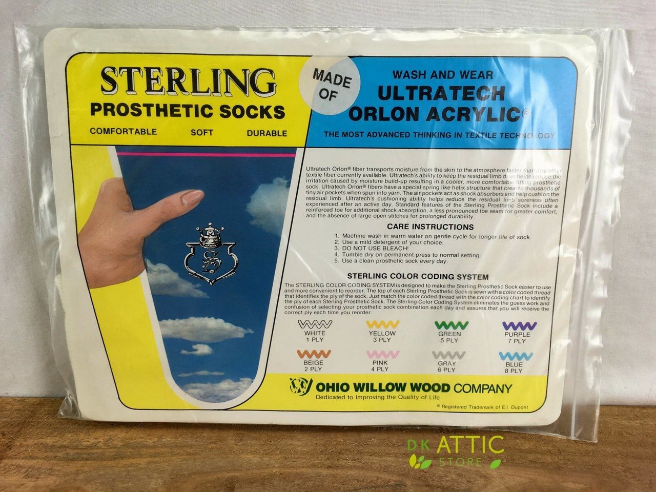 Sterling Prosthetic Sock - Ultratech Orlon Acrylic - 5ply - Size: 00