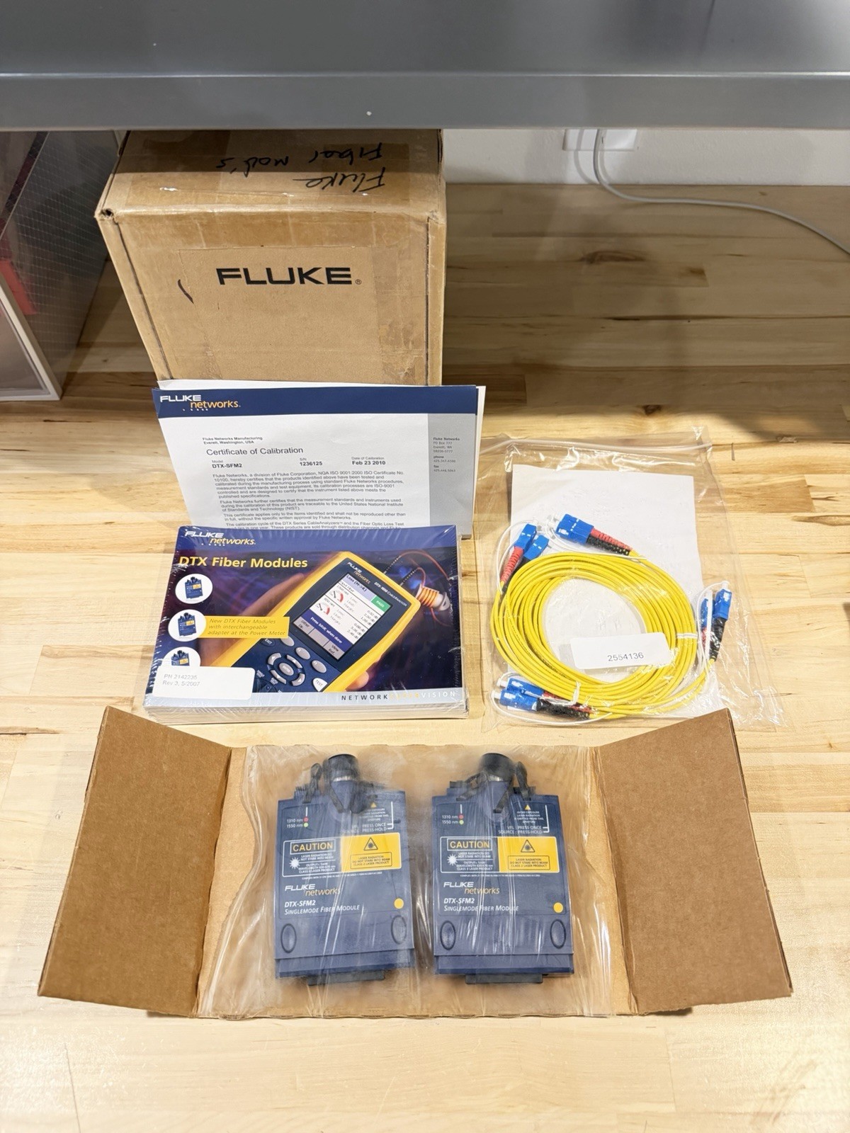 FLUKE NETWORKS DTX-SFM2 FIBER MODULE (NEW SEALED) FREE SHIPPING