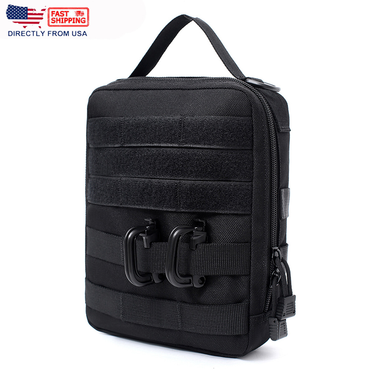 Men Tactical Admin Molle Pouch EDC EMT Pouch First Aid Small Backpack Waist Bag