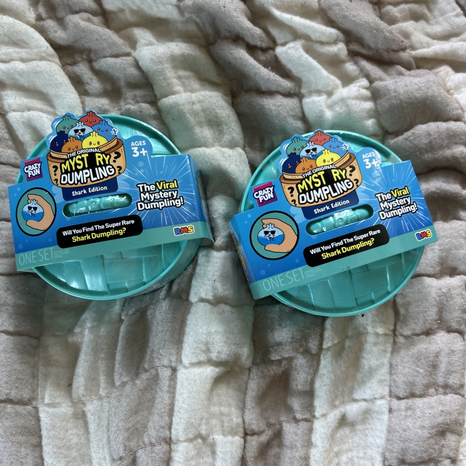 RMS Mystery Dumpling Shark Edition Sealed NEW Squishy Lot Of 2