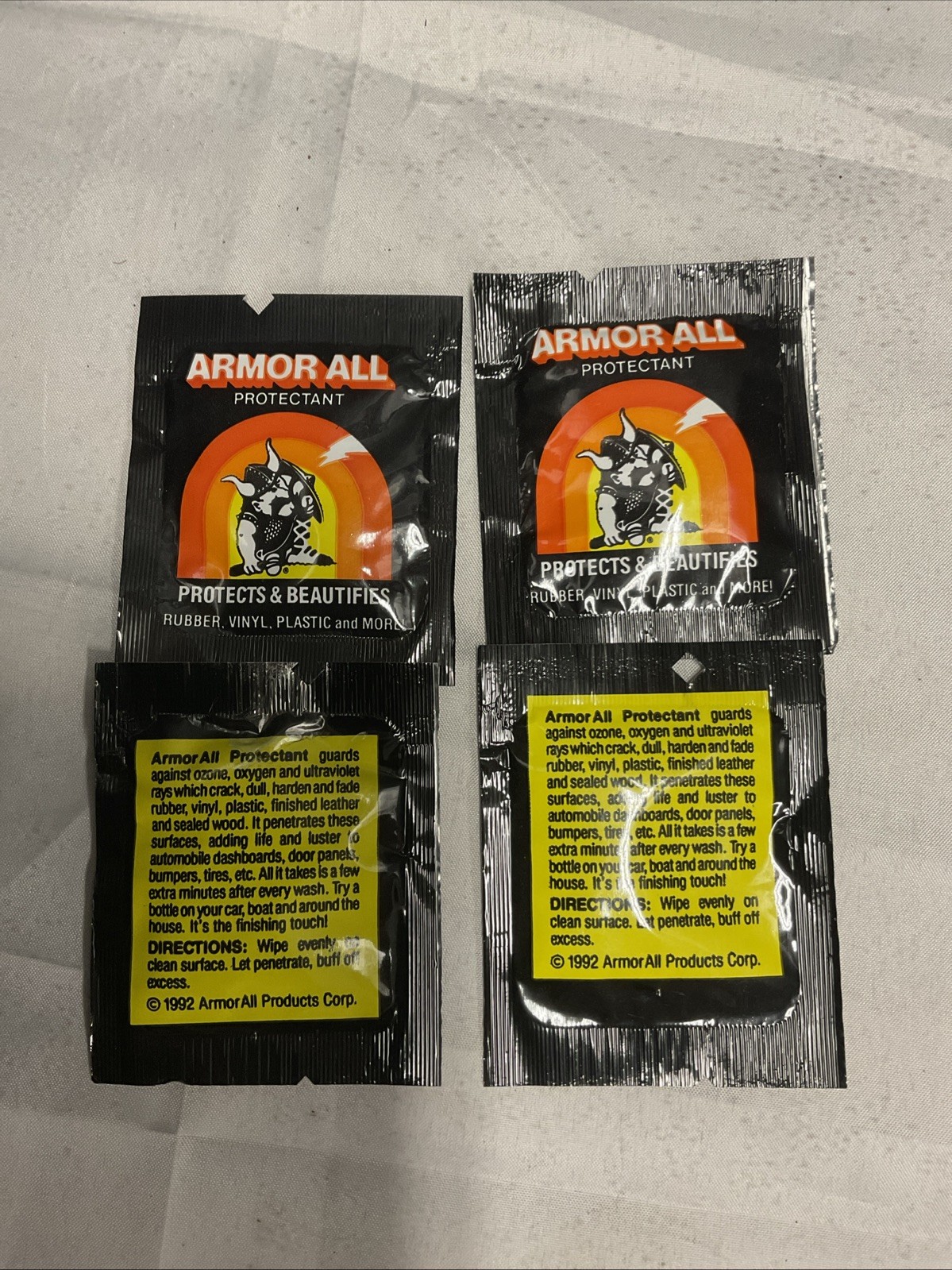 4 Armorall Original Protectant Wipes for On The Go Emergency Car Show Clean