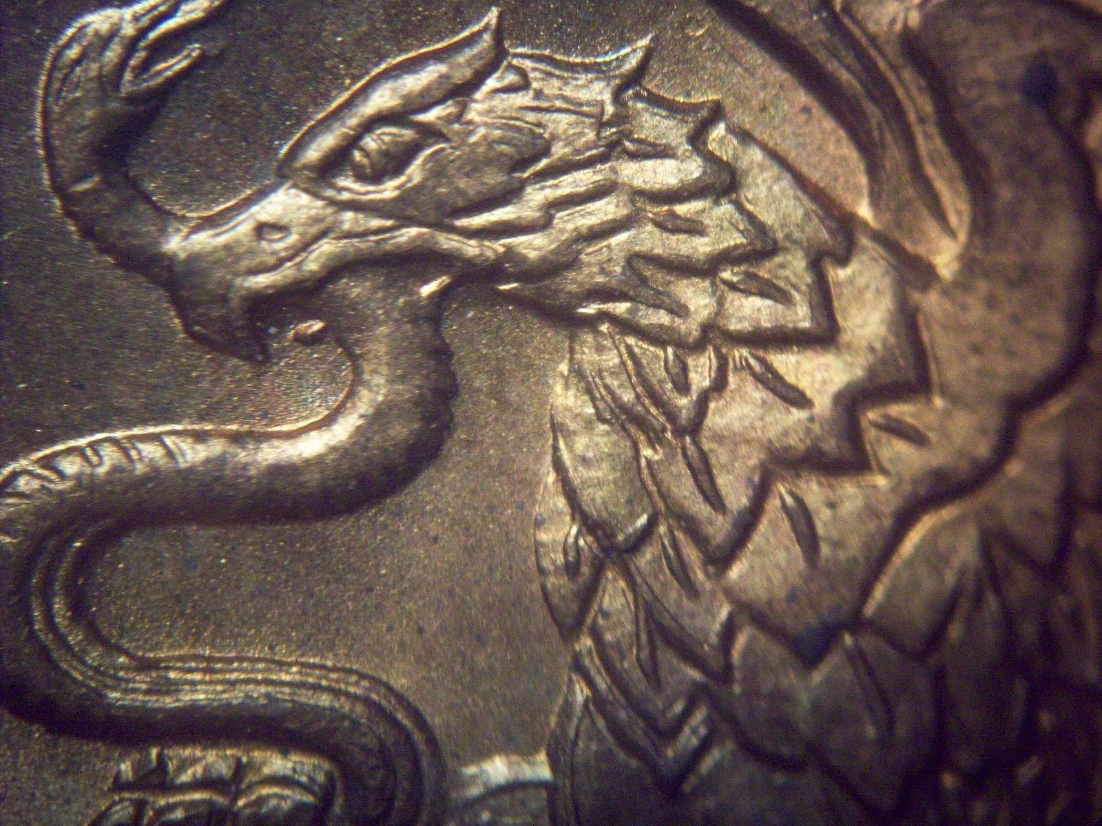 1960 one cent Strong Mexican doubled die REV coin