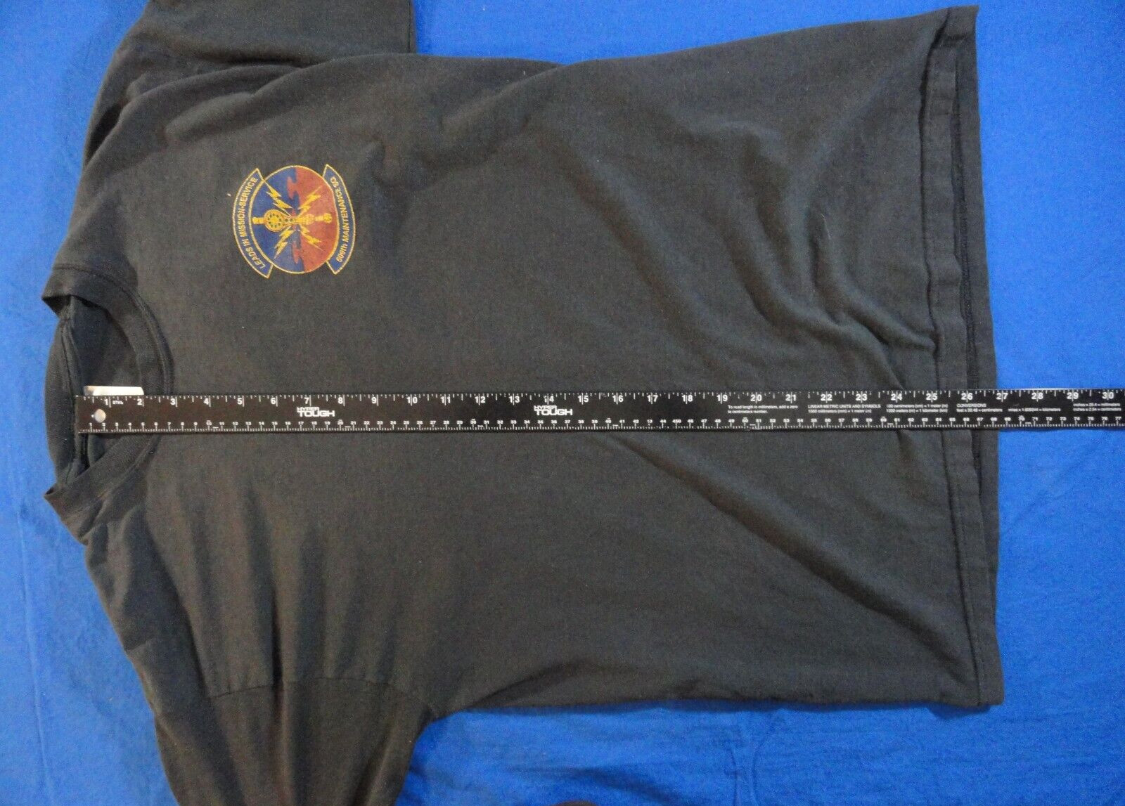 DISCONTINUED 509TH MAINTENANCE SQUADRON BLACK SHIRT LARGE