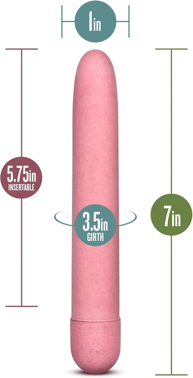 Eden 7'' Sustainable Plant Based Vibrator - Non Petroleum Based Adult Sex Toy
