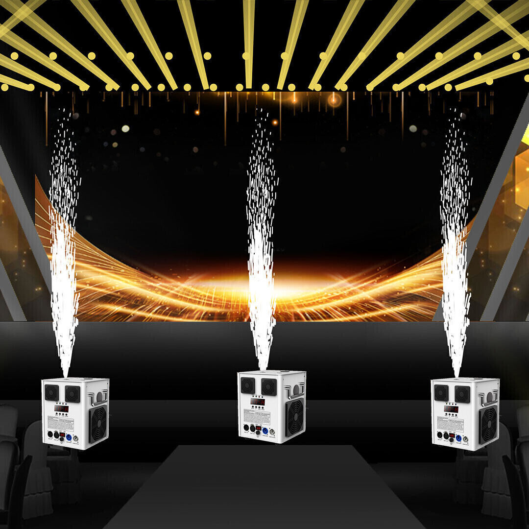 2X 700W Cold Spark Machine Firework Stage Effect DMX Wedding with Flight Case US