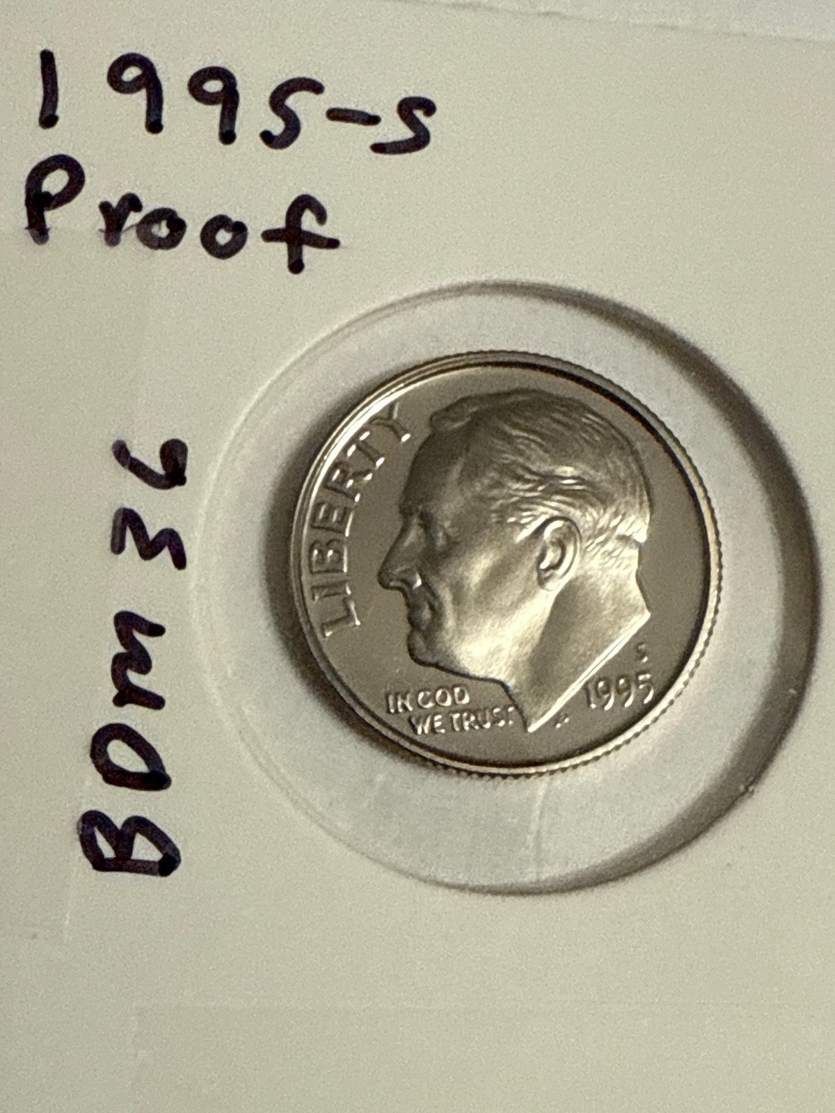 1995 S Proof Roosevelt Dime