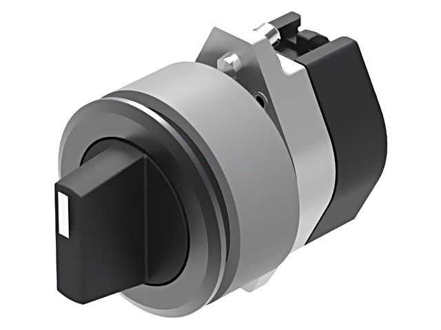 704.411.010KN Switch: Rotary - 30mm Black Missing IP65 Protruding EAO