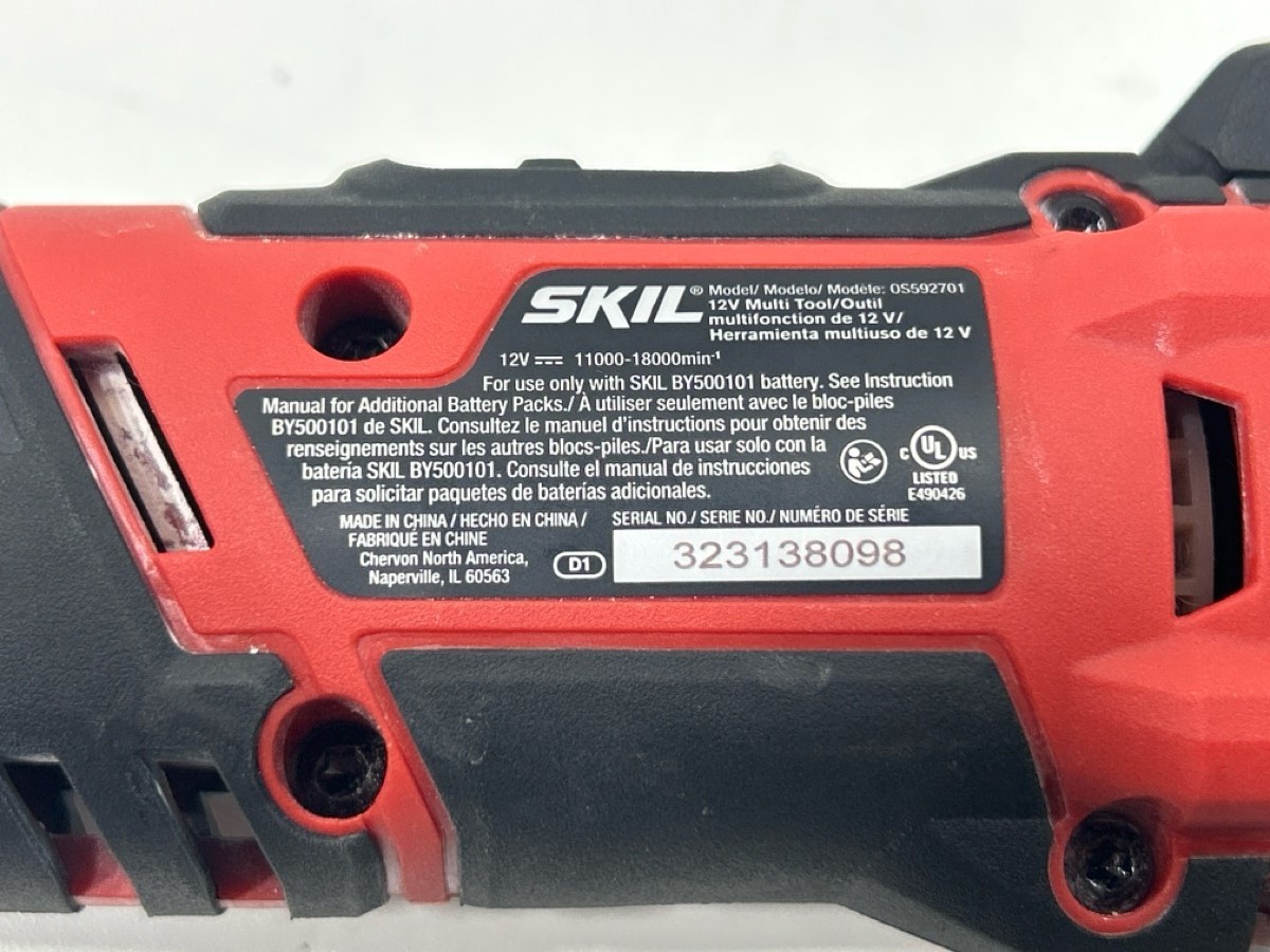 SKIL 12V 5PC. DRILL/FLASHLIGHT/MULTITOOL (P13012374)