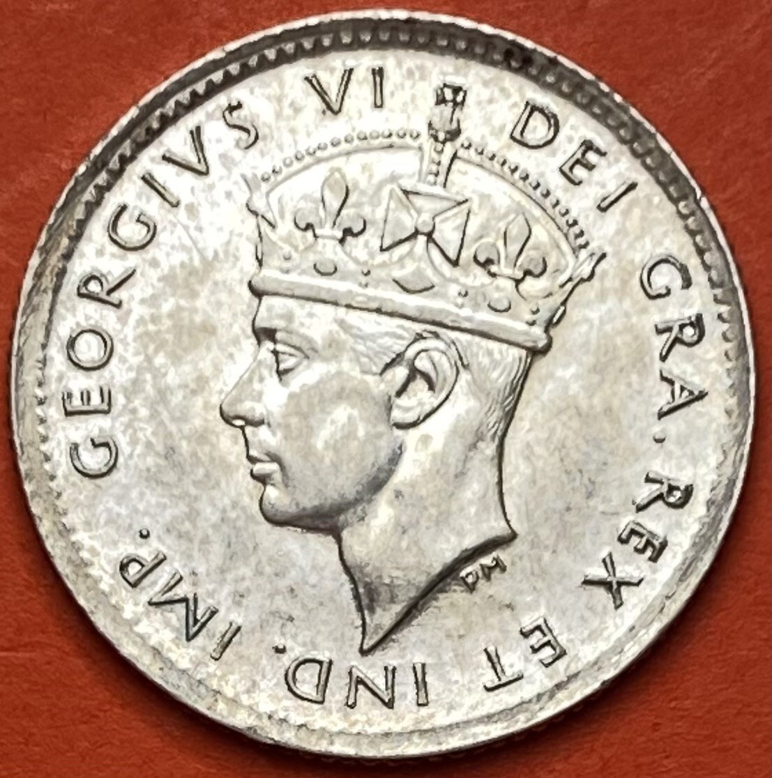 1945 Newfoundland 5 Cents - AU/UNC - Lot#4461