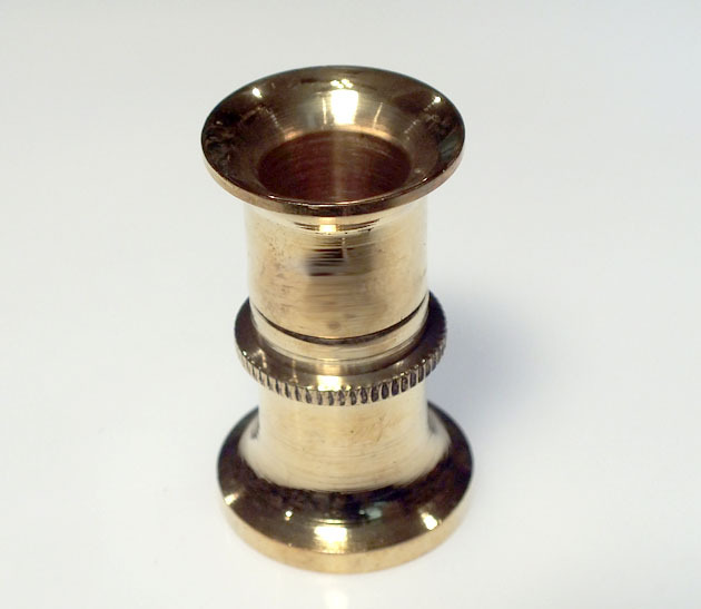 Brass Hair Stacker for Fly Tying - Medium - 10 Pack