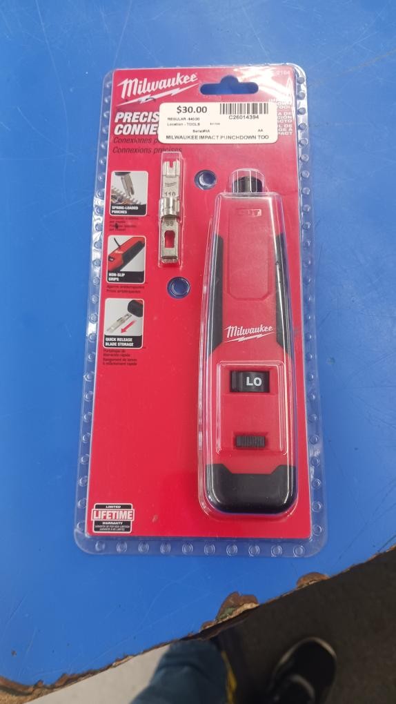 MILWAUKEE TOOLS PUNCHDOWN TOOL 48-22-2164 (C26014394)
